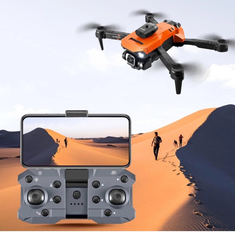 Professional Drones with 3 Cameras HD 4 Way- K6- Max 4K RC