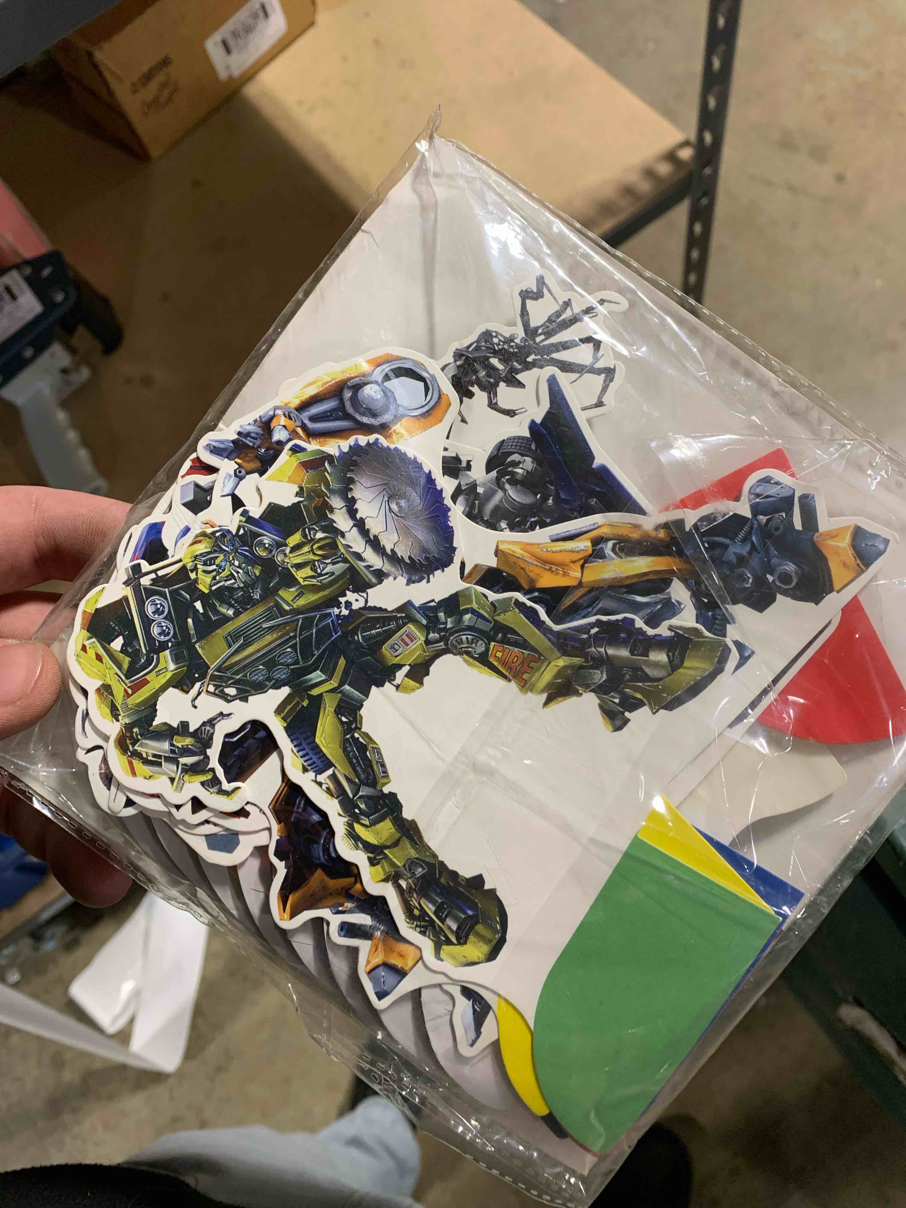 Transformers cake toppers