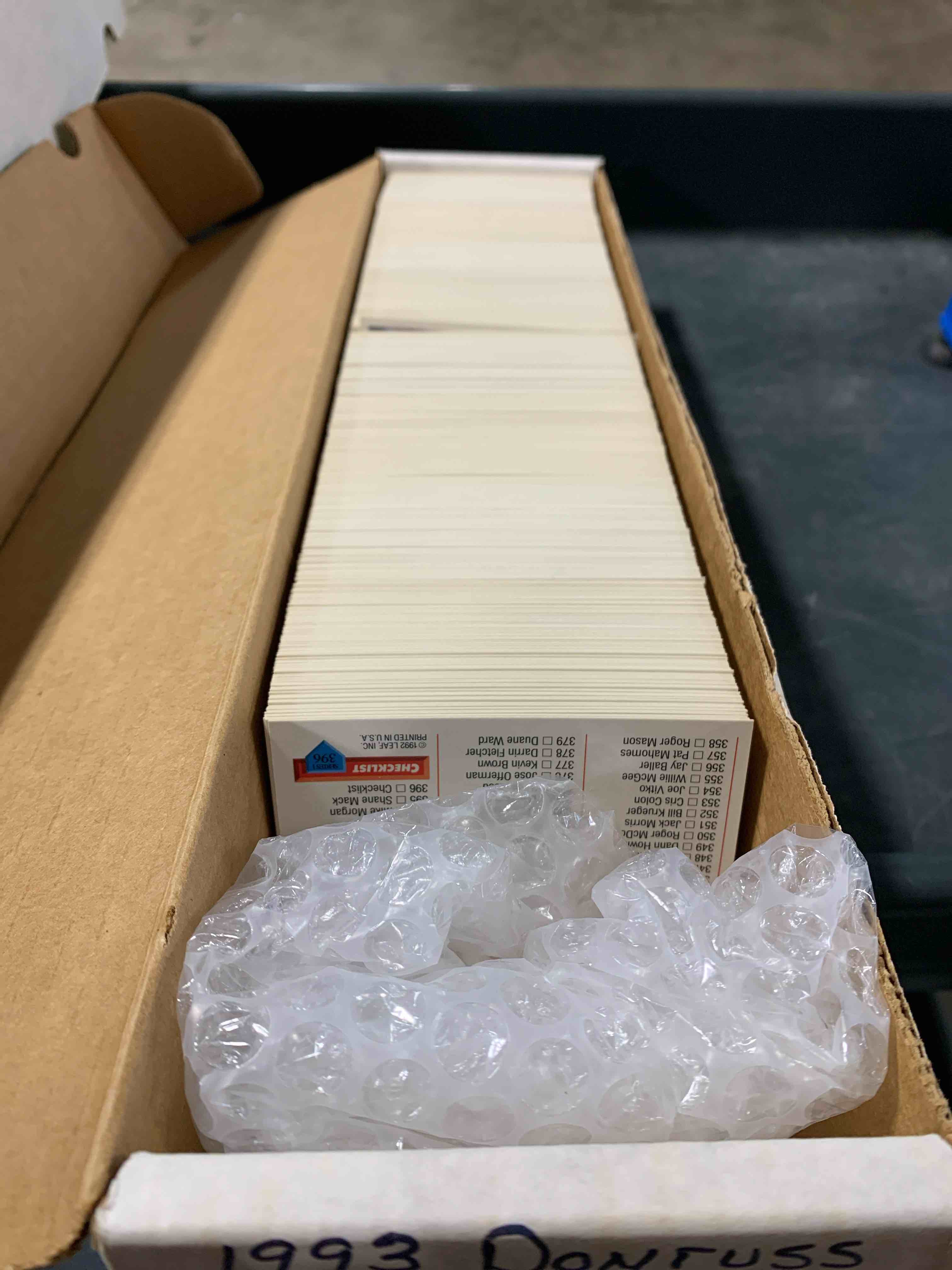 1993 Donruss Series 1 Baseball Card Set 