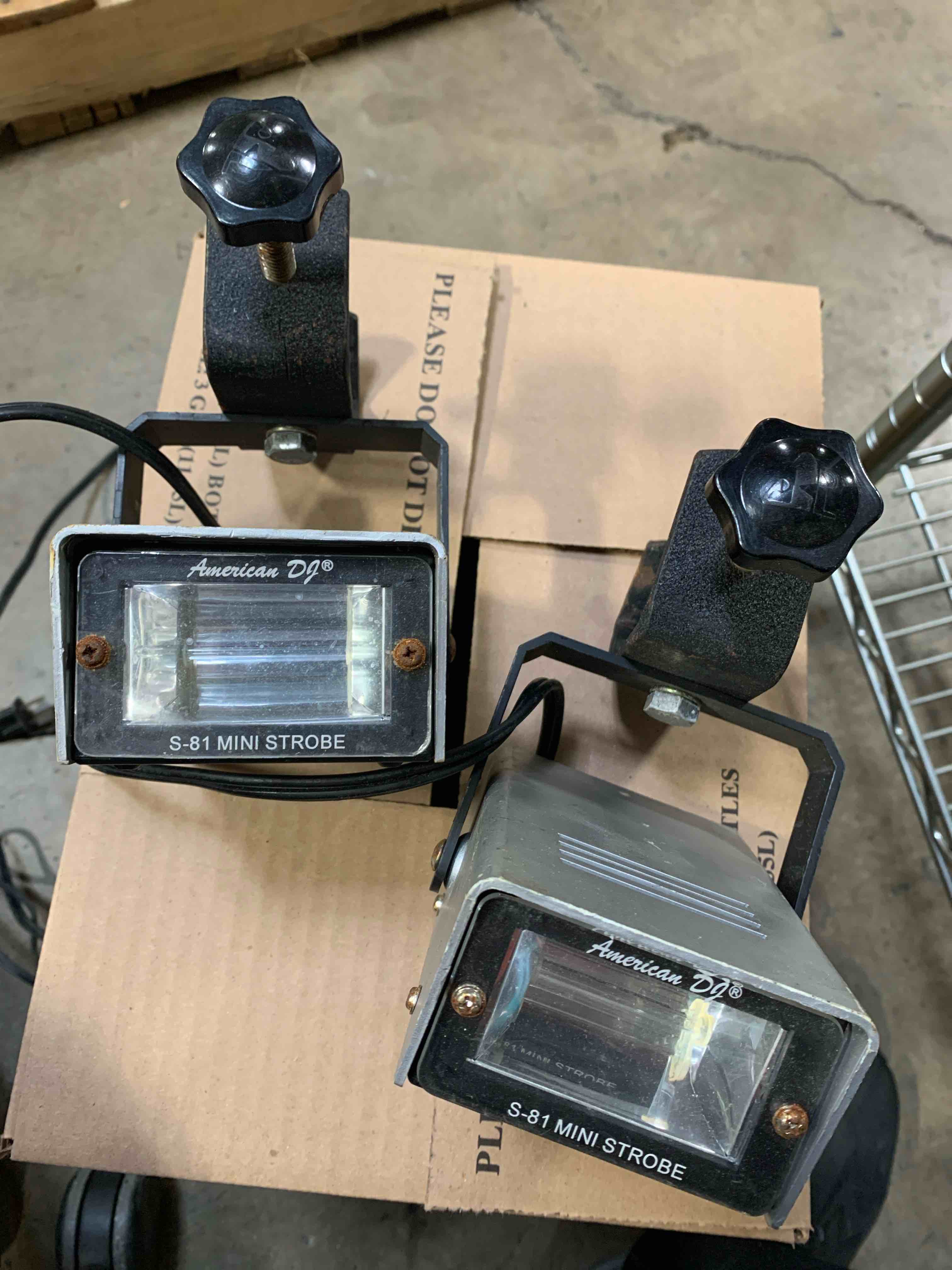 American DJ Small-81 Mini Strobe Lights