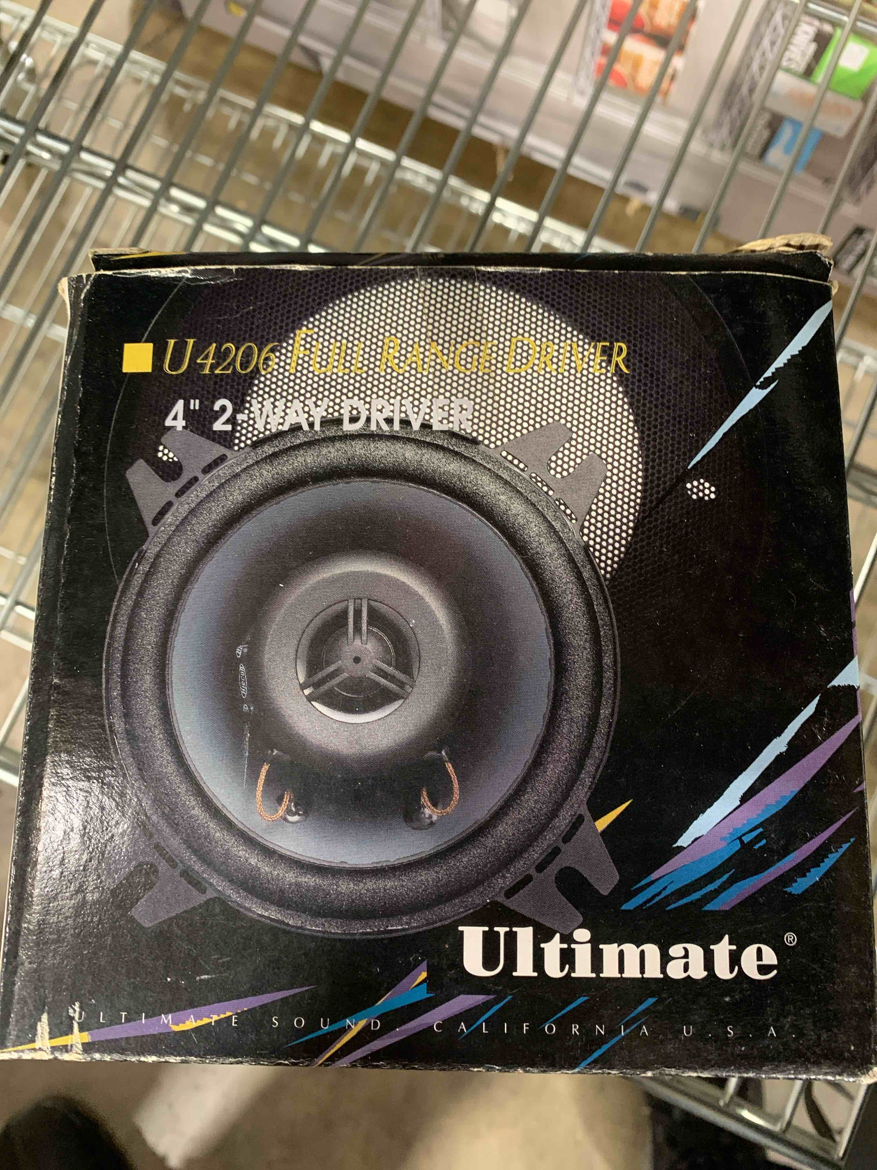 U4206 Ultimate 4” 2Way Driver Speakers 2Pack