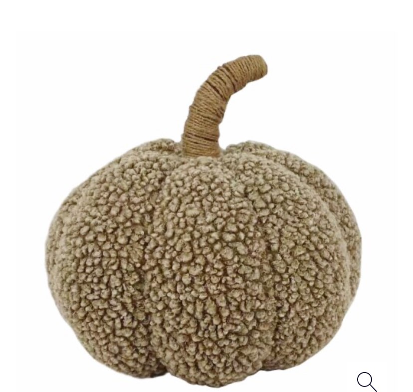 Holiday Home Light Brown Soft Harvest Pumpkin Thanksgiving Fall Decor