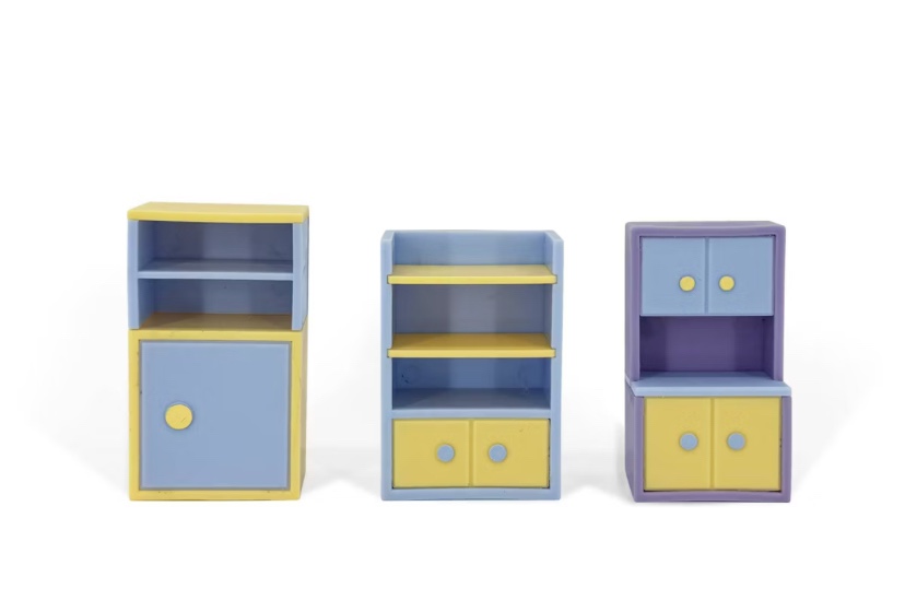 Mini Play Set Furniture Cabinets 