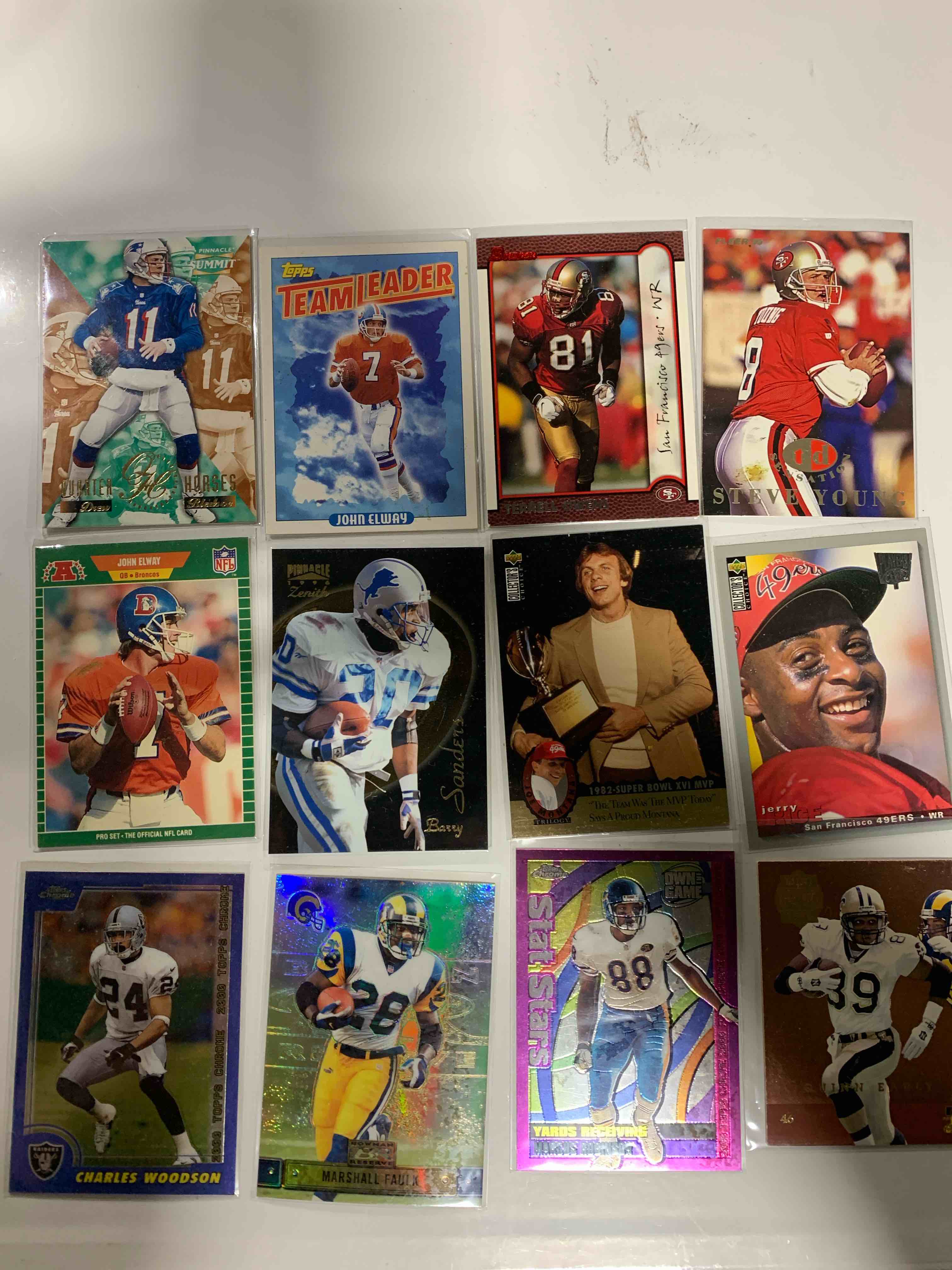 NFL 12 Card Lot
