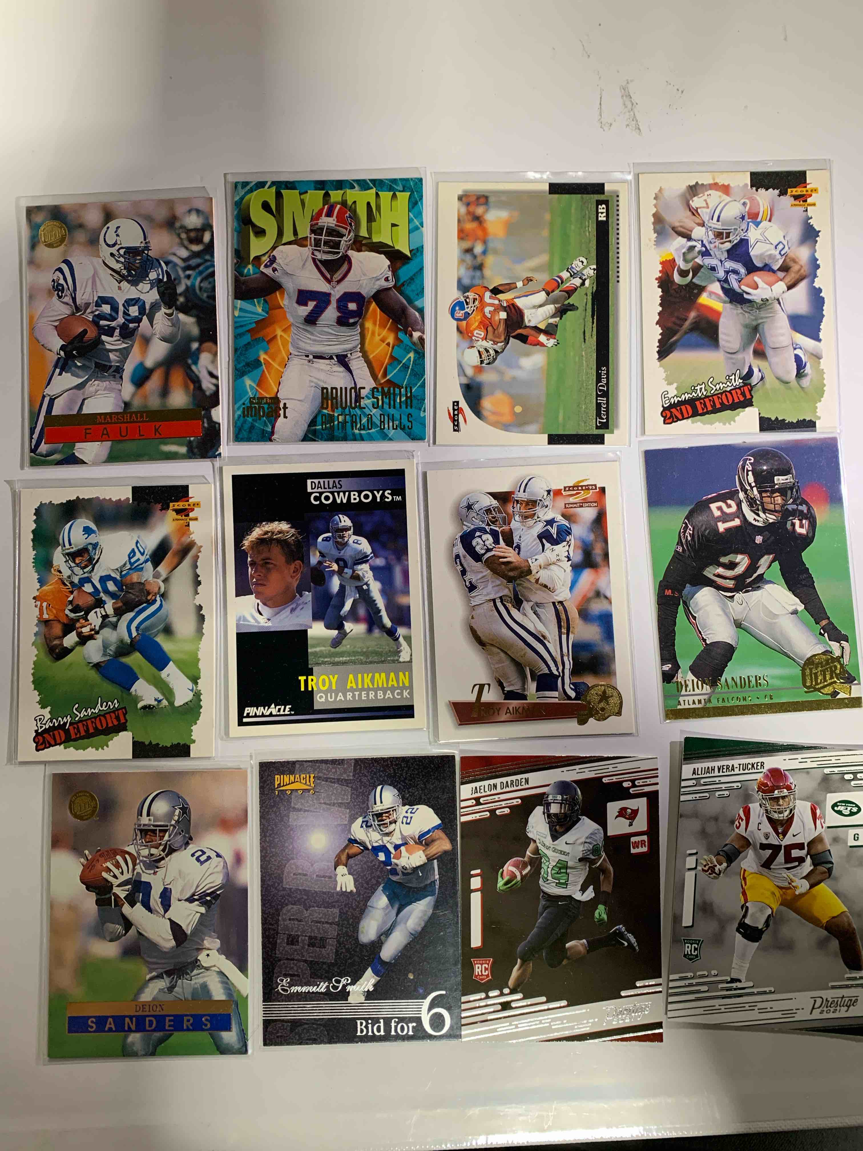 NFL 12 Card Lot