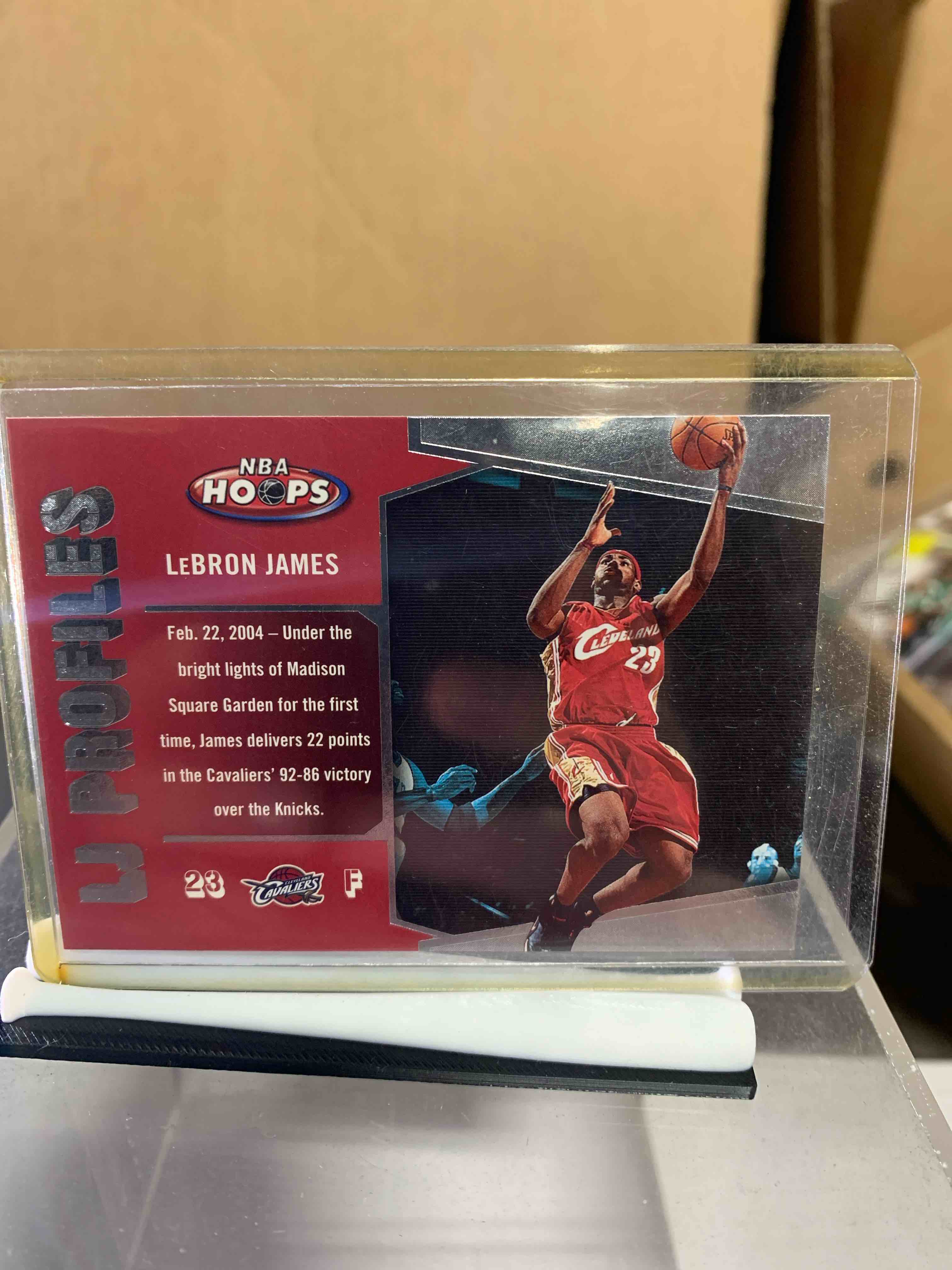 K57,732 - 2005-06 Hoops LBJ Profiles #LBJ17 LeBron James