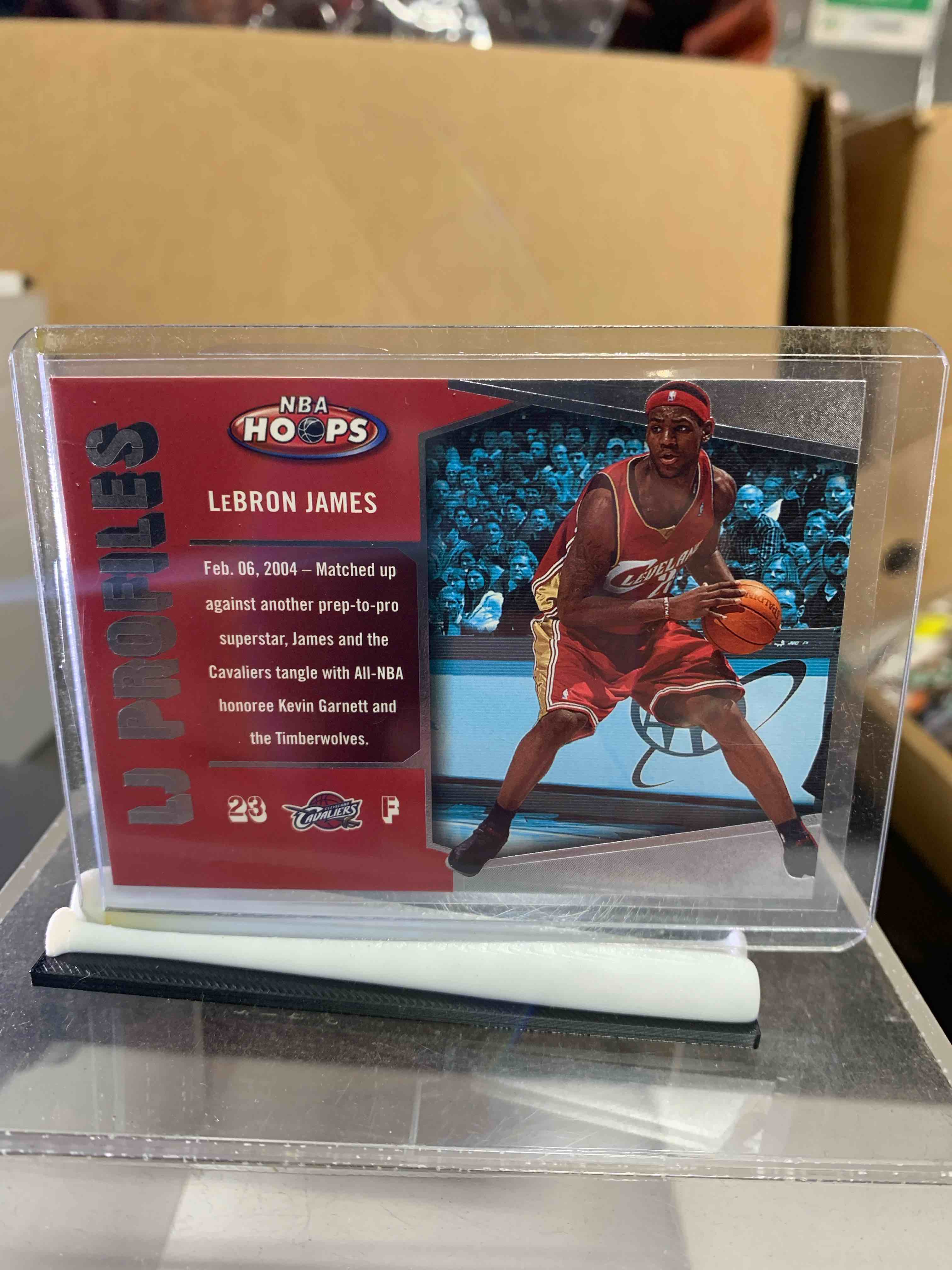 Lebron James 2005-06 Fleer Hoops LJ Profiles #LBJ-22 Card Cavaliers Lakers