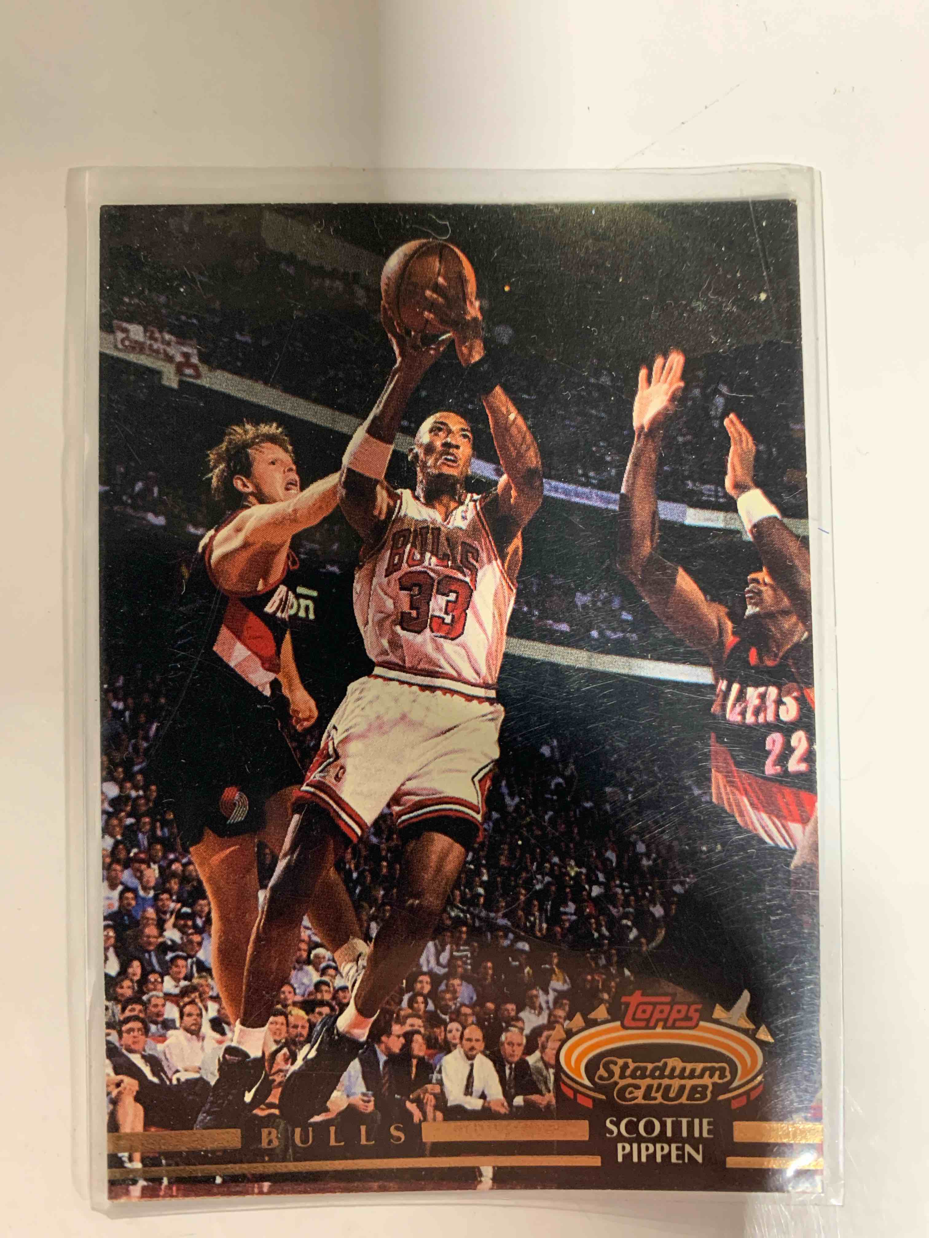 1992-93 Topps Stadium Club #367 SCOTTIE PIPPEN Chicago Bulls *JY26