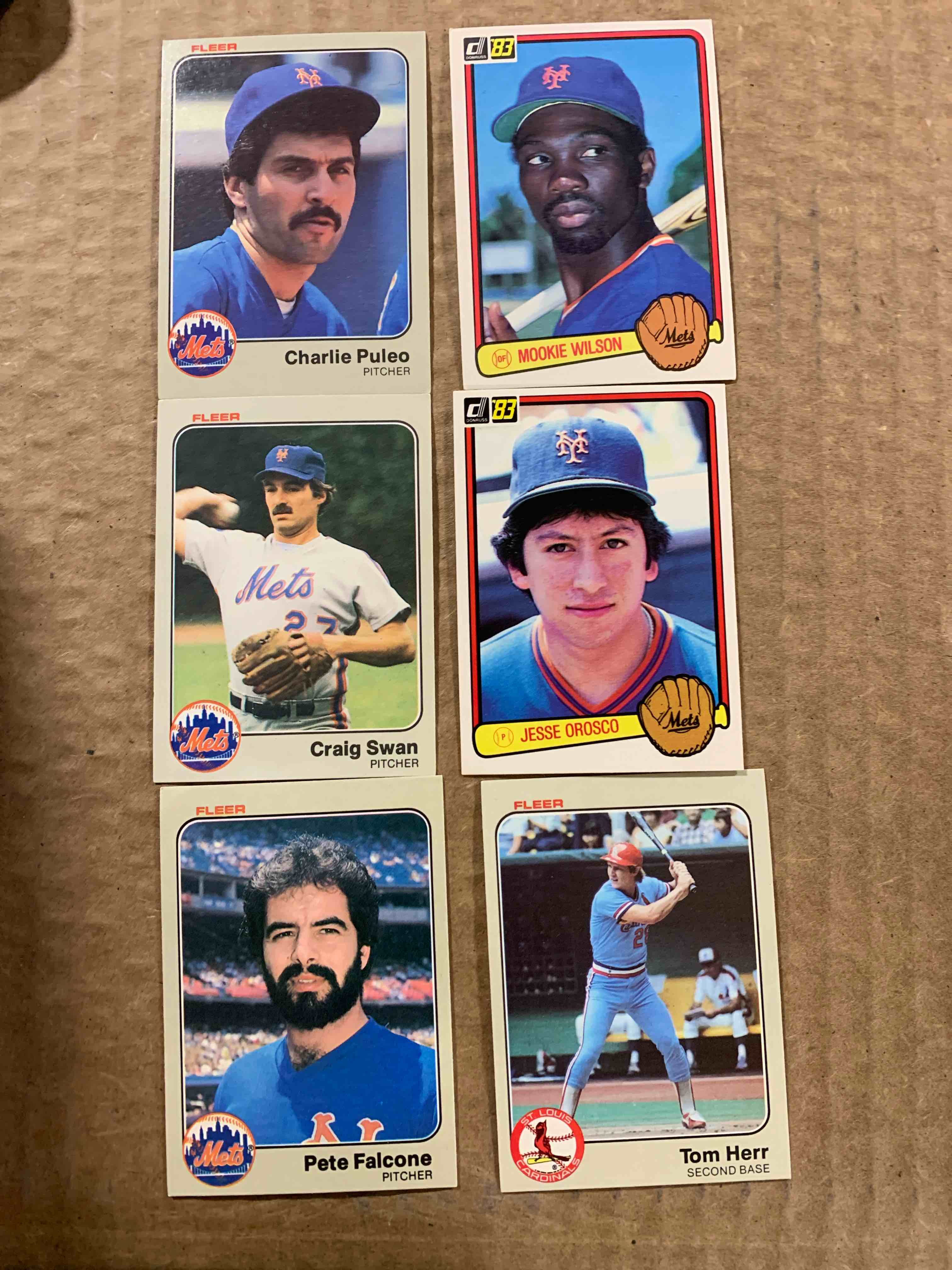 1982-1983 Fleer Baseball Card Lot