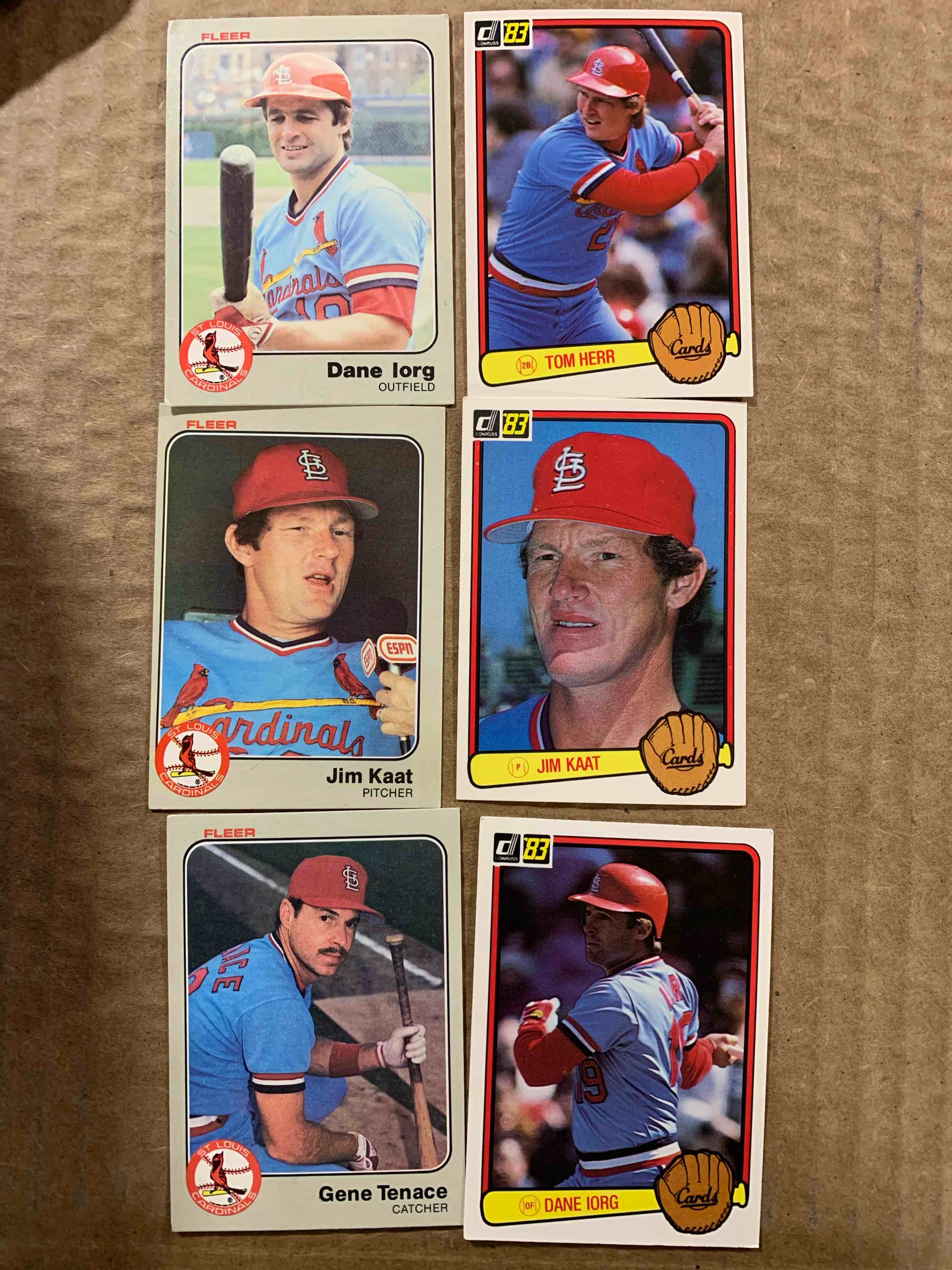 1982-1983 Fleer Baseball Card Lot