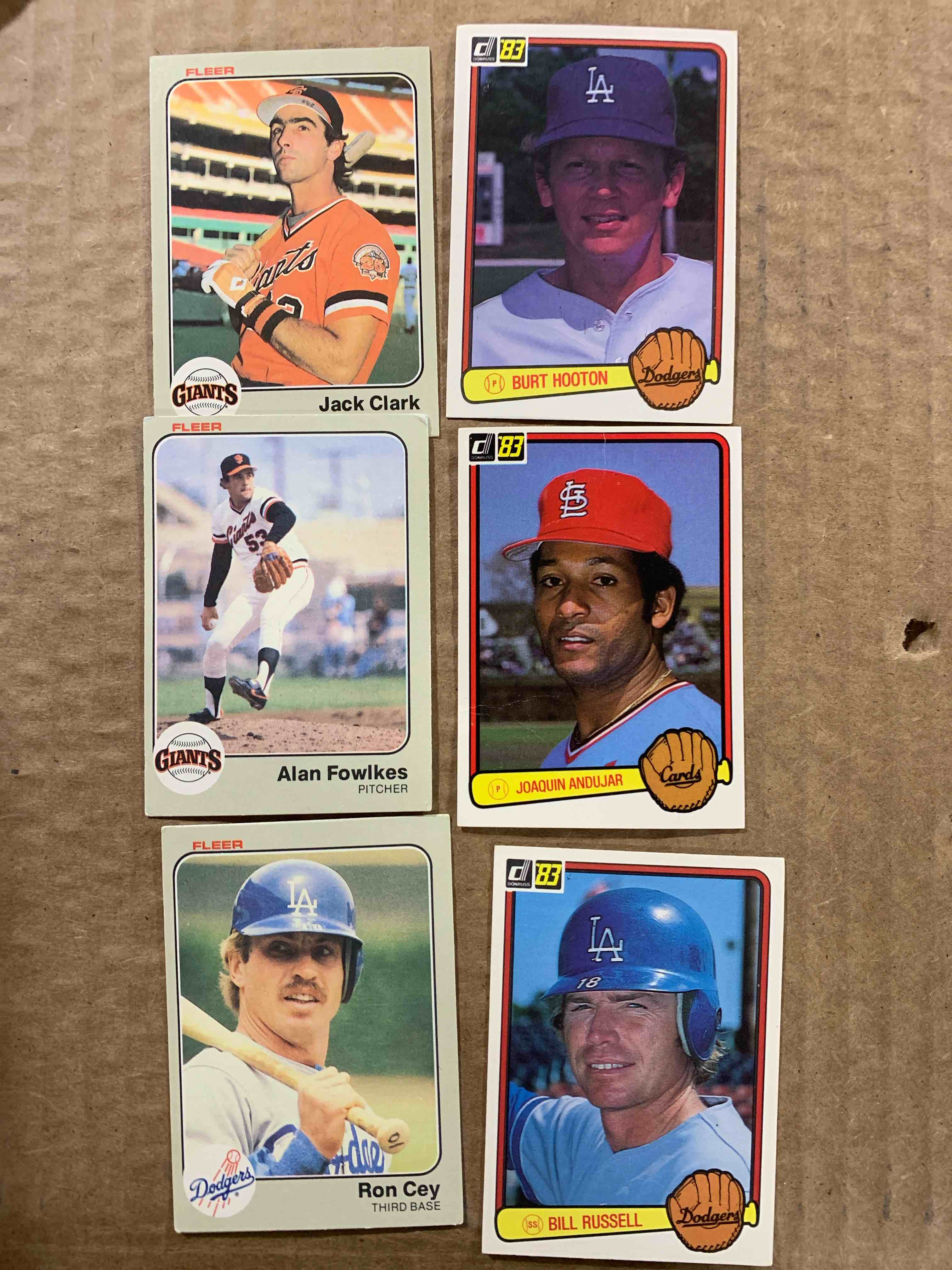 1982-1983 Fleer Baseball Card Lot