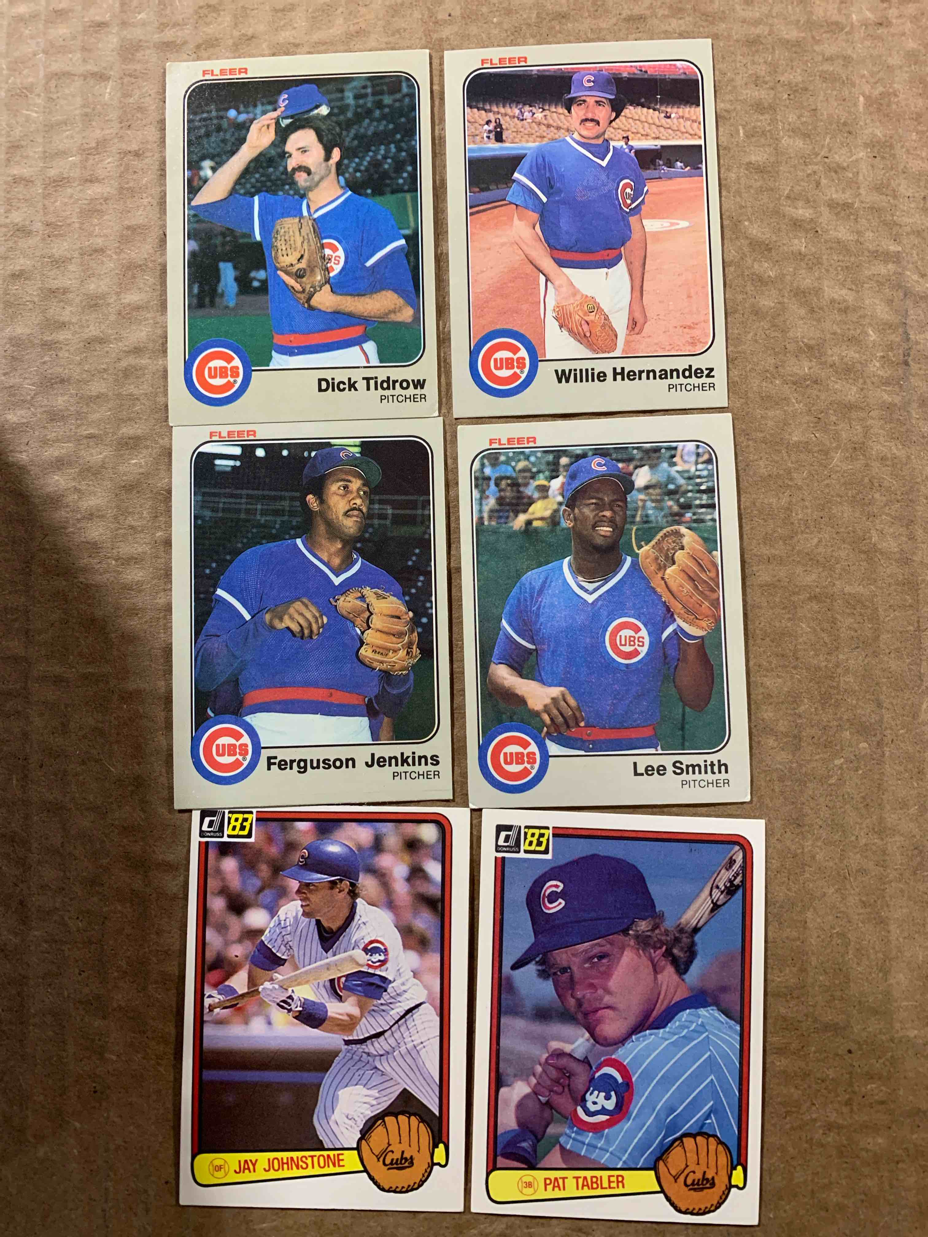 1982-1983 Fleer Baseball Card Lot