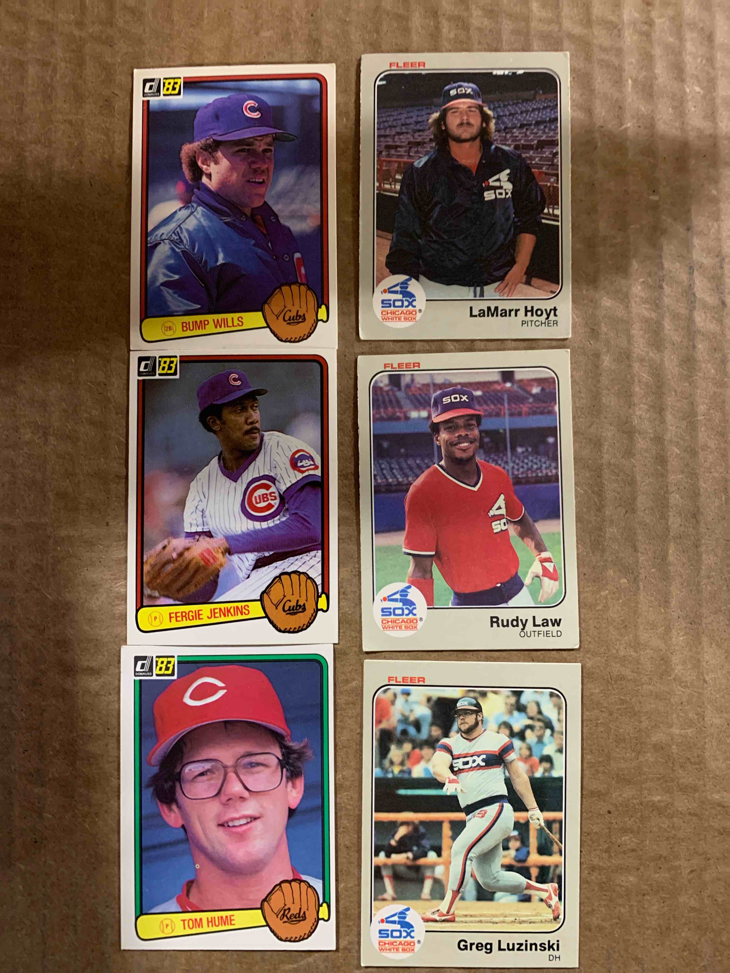 1982-1983 Fleer Baseball Card Lot