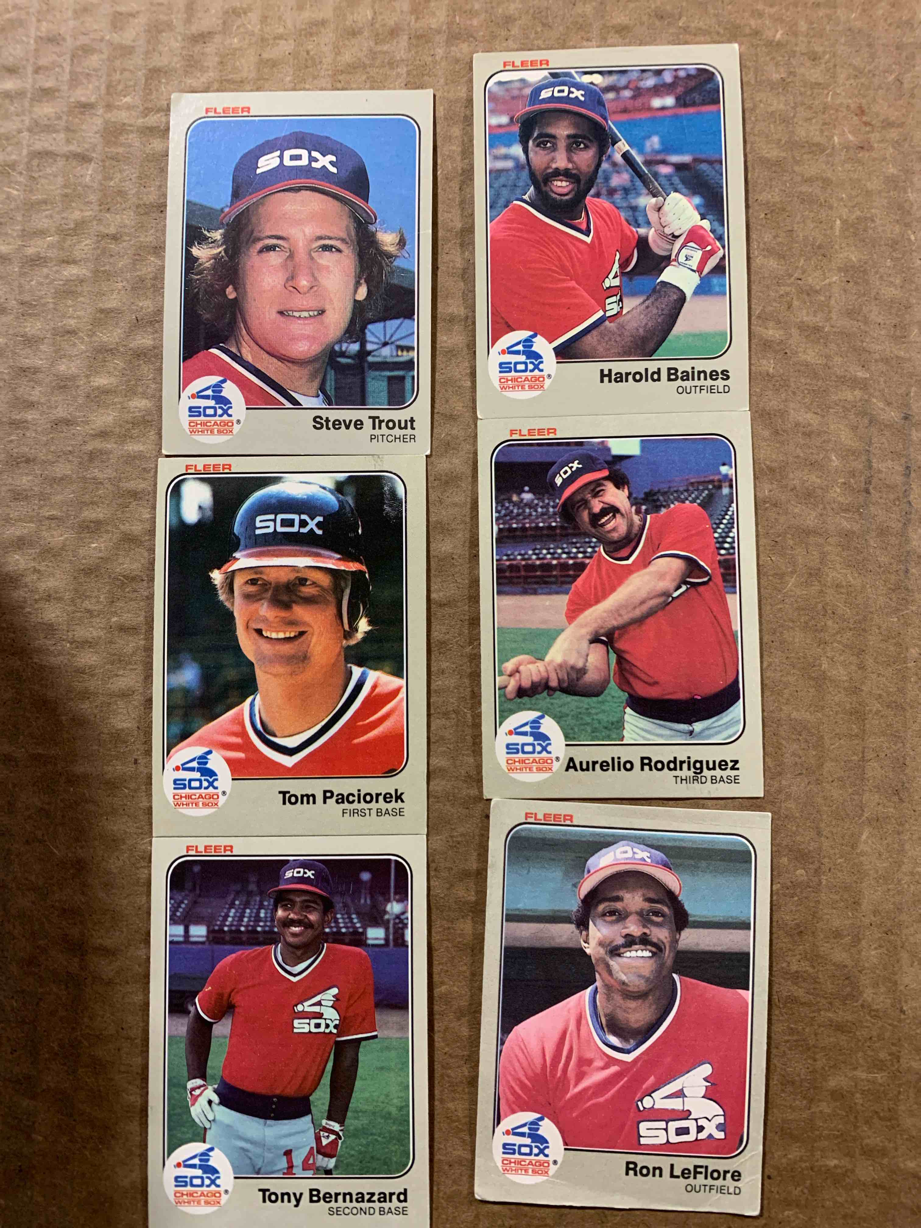 1982-1983 Fleer Baseball Card Lot