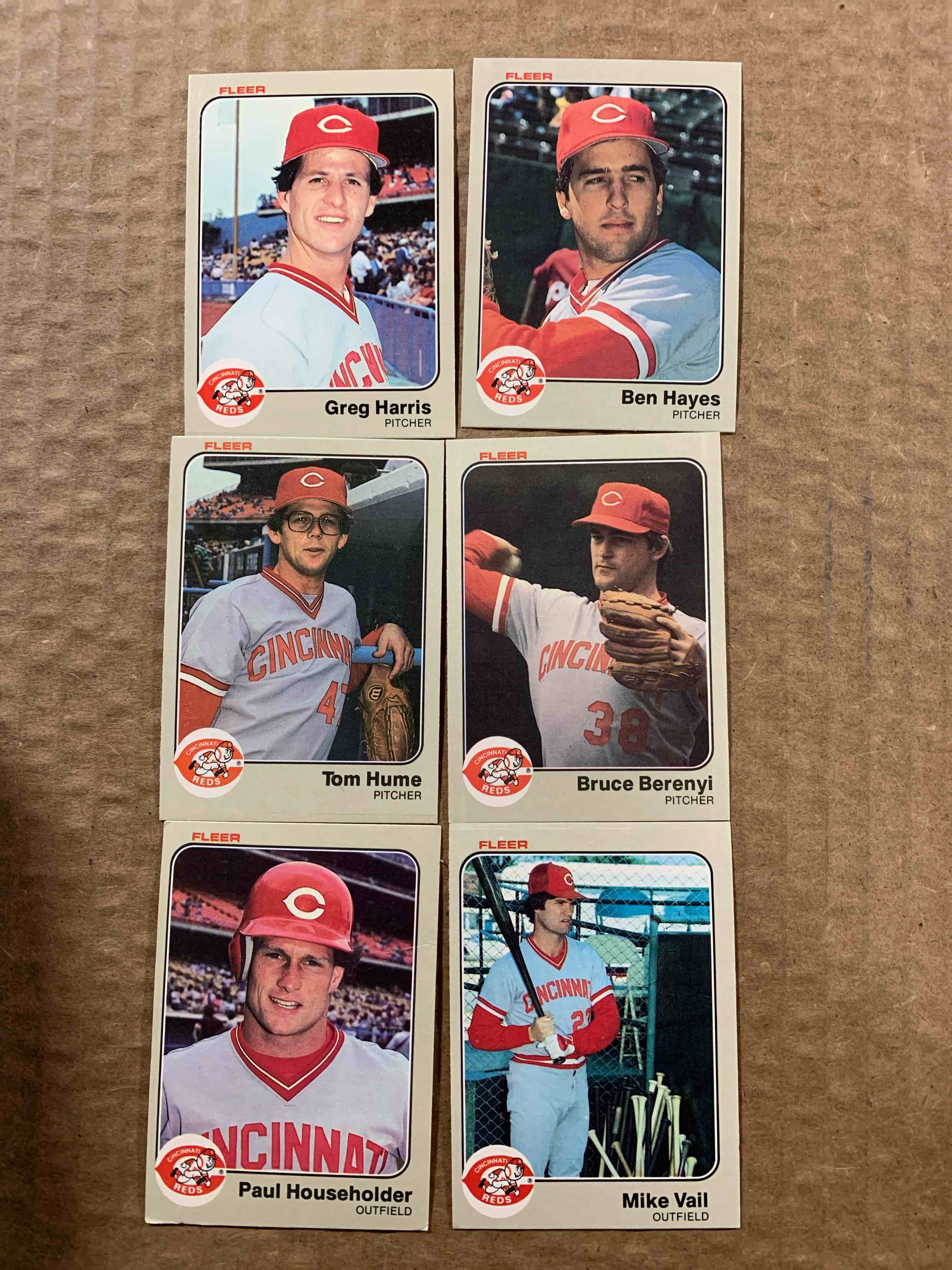 1982-1983 fleer baseball card lot 