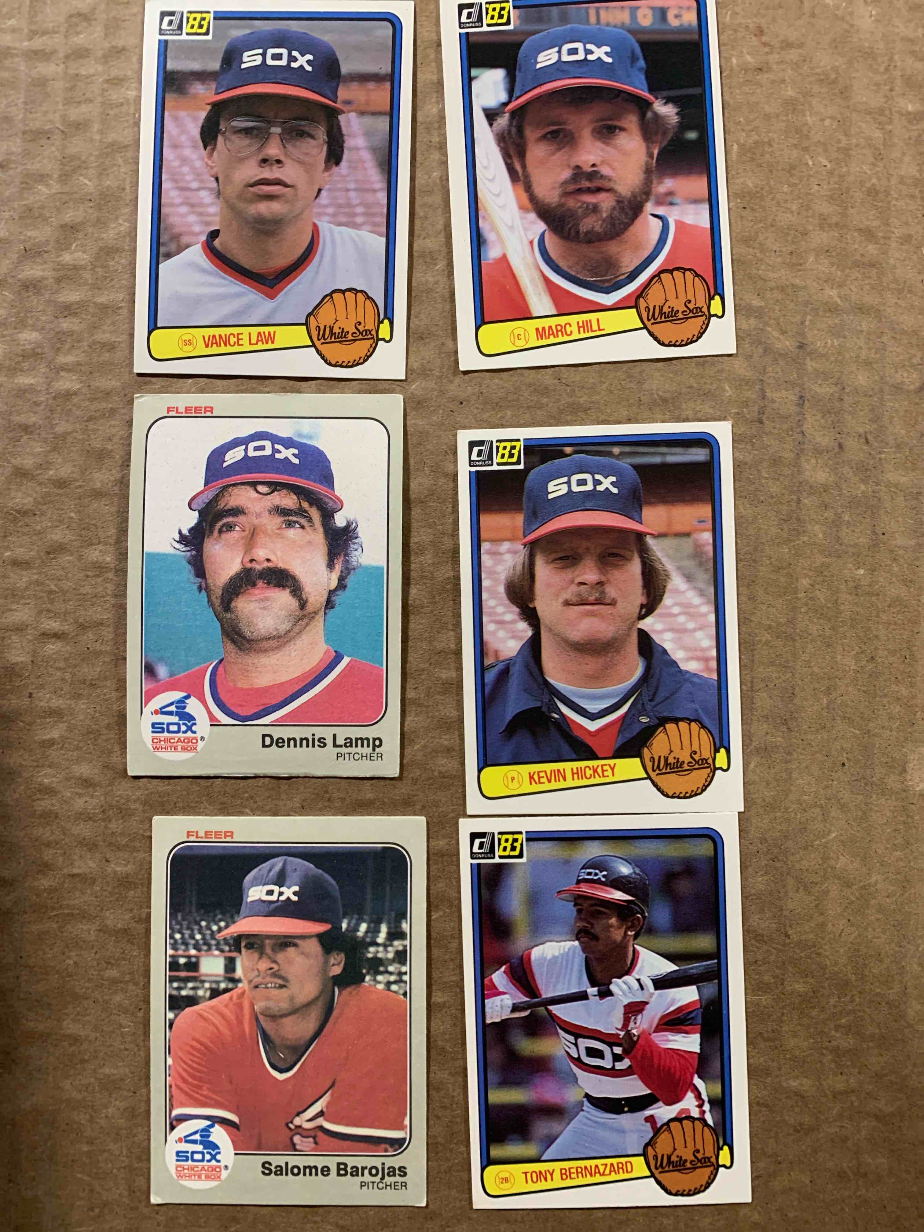 1982-1983 Fleer Baseball Card Lot