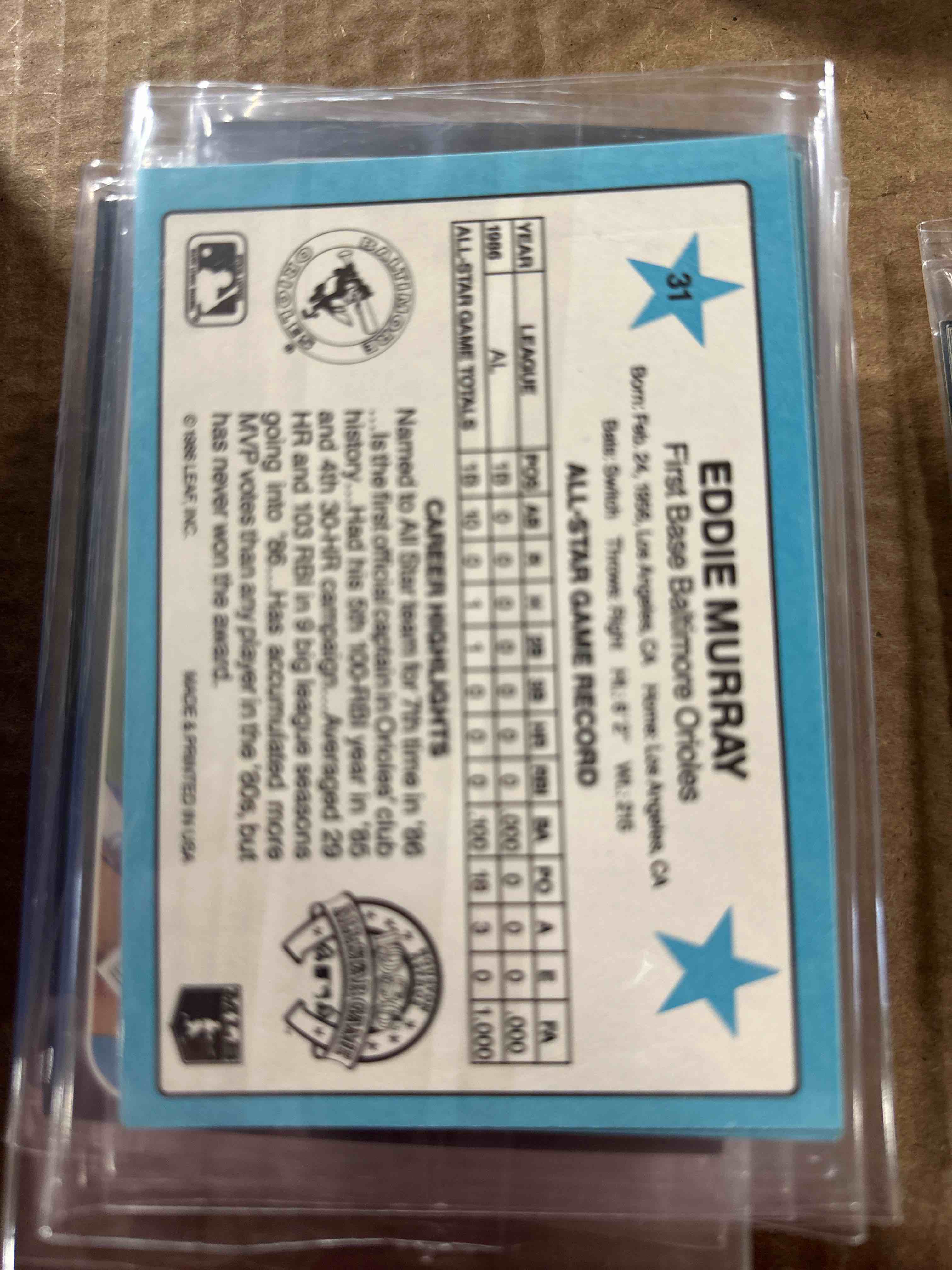 1987 Donruss All-Stars JUMBO Baseball MLB 5 Card Mystery Pack