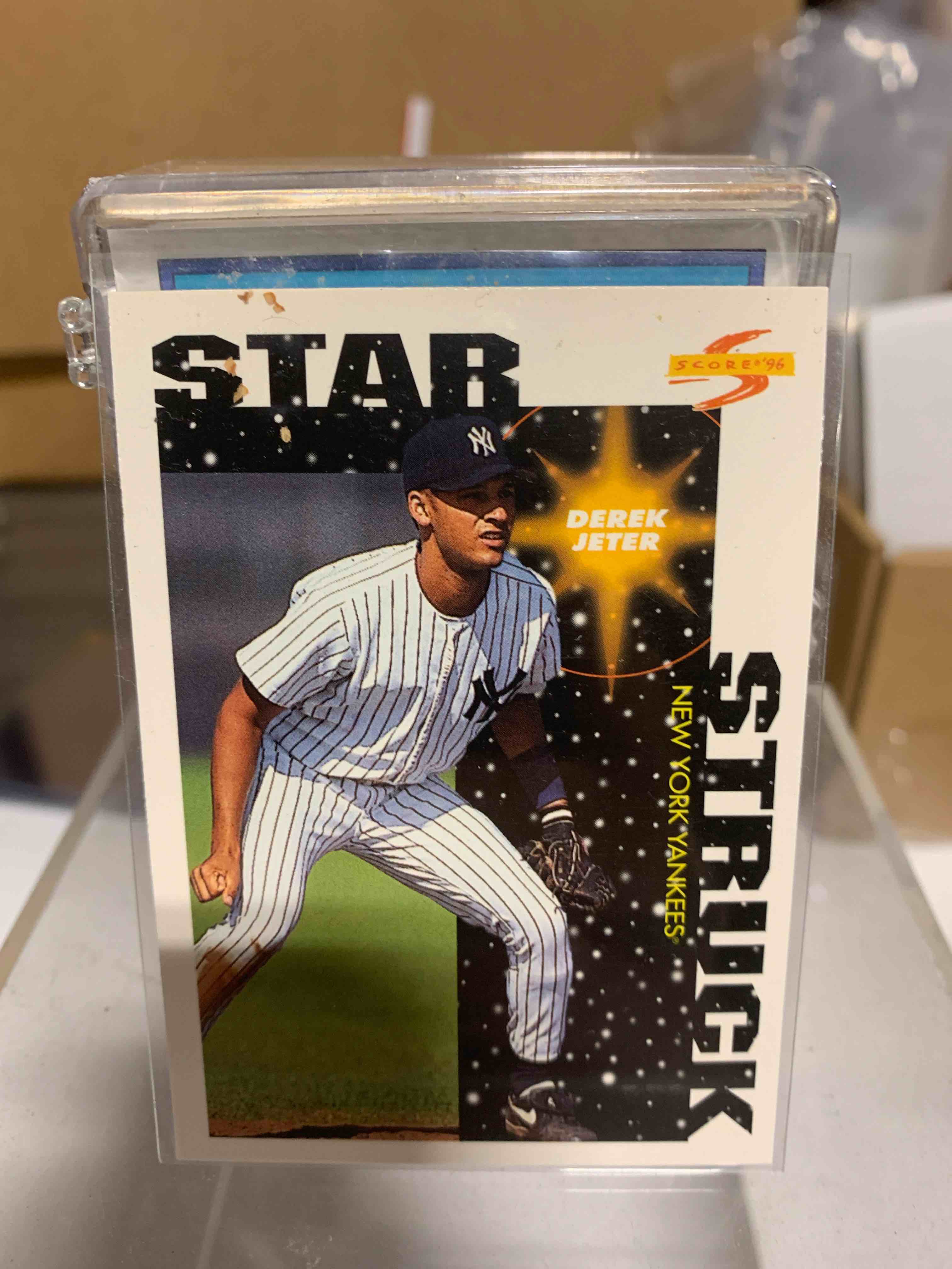 1996 Score - #384 Derek Jeter Star Struck