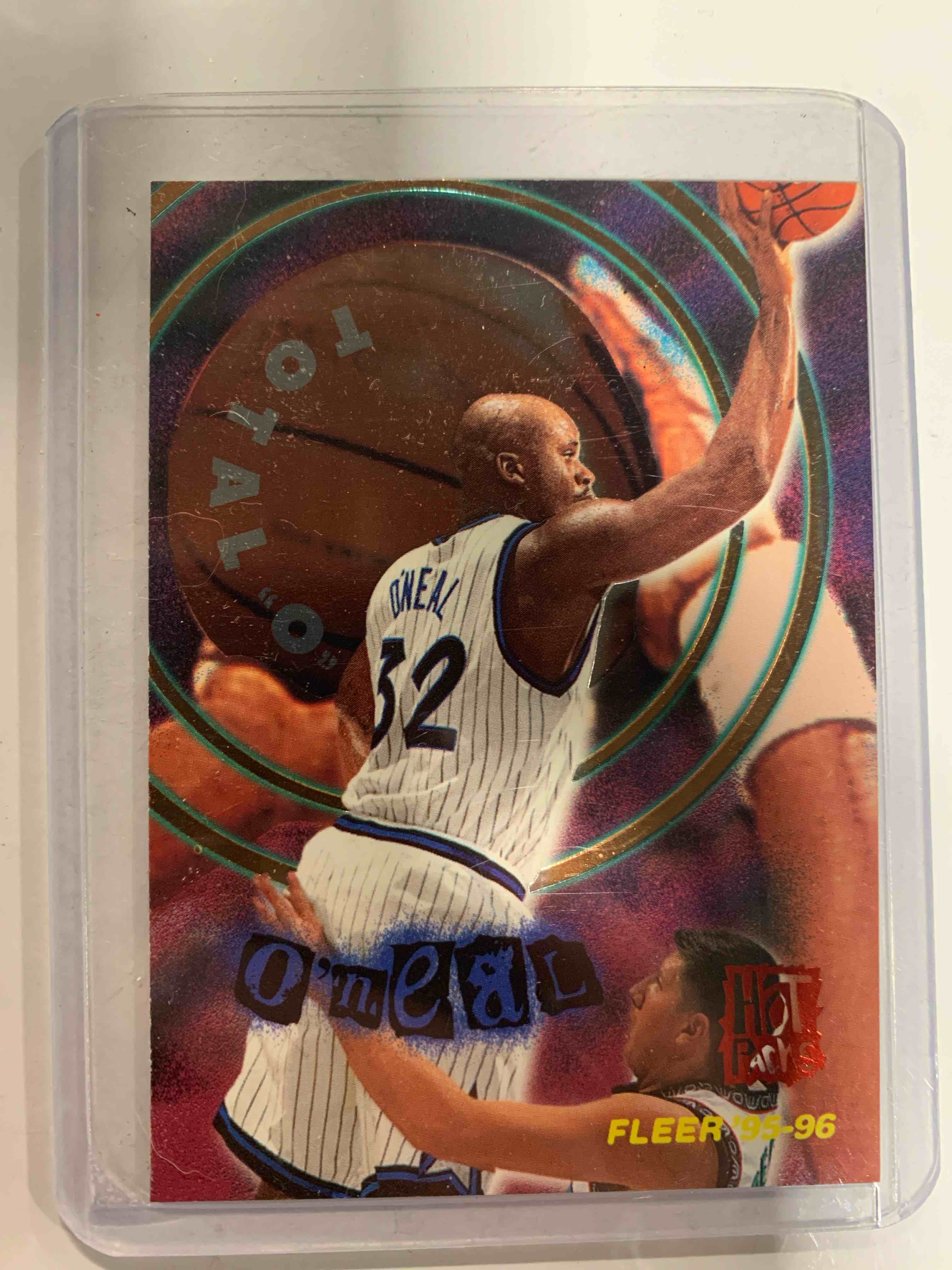 Shaquille O'Neal 1995-96 Fleer Total O Hot Packs #6
