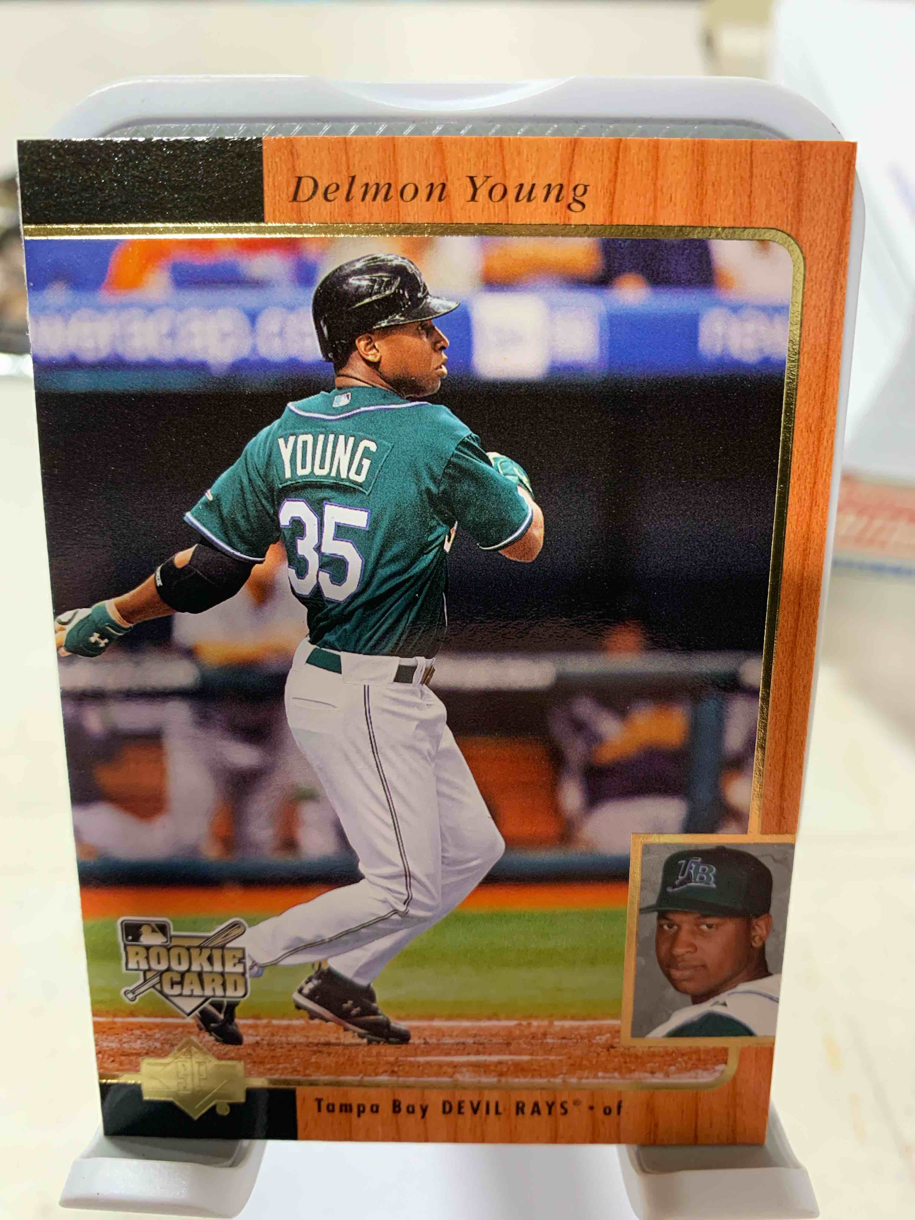 2007 Upper Deck Sp Rookie Edition Delmon Young Rookie Card #283 Tampa Bay Devil 