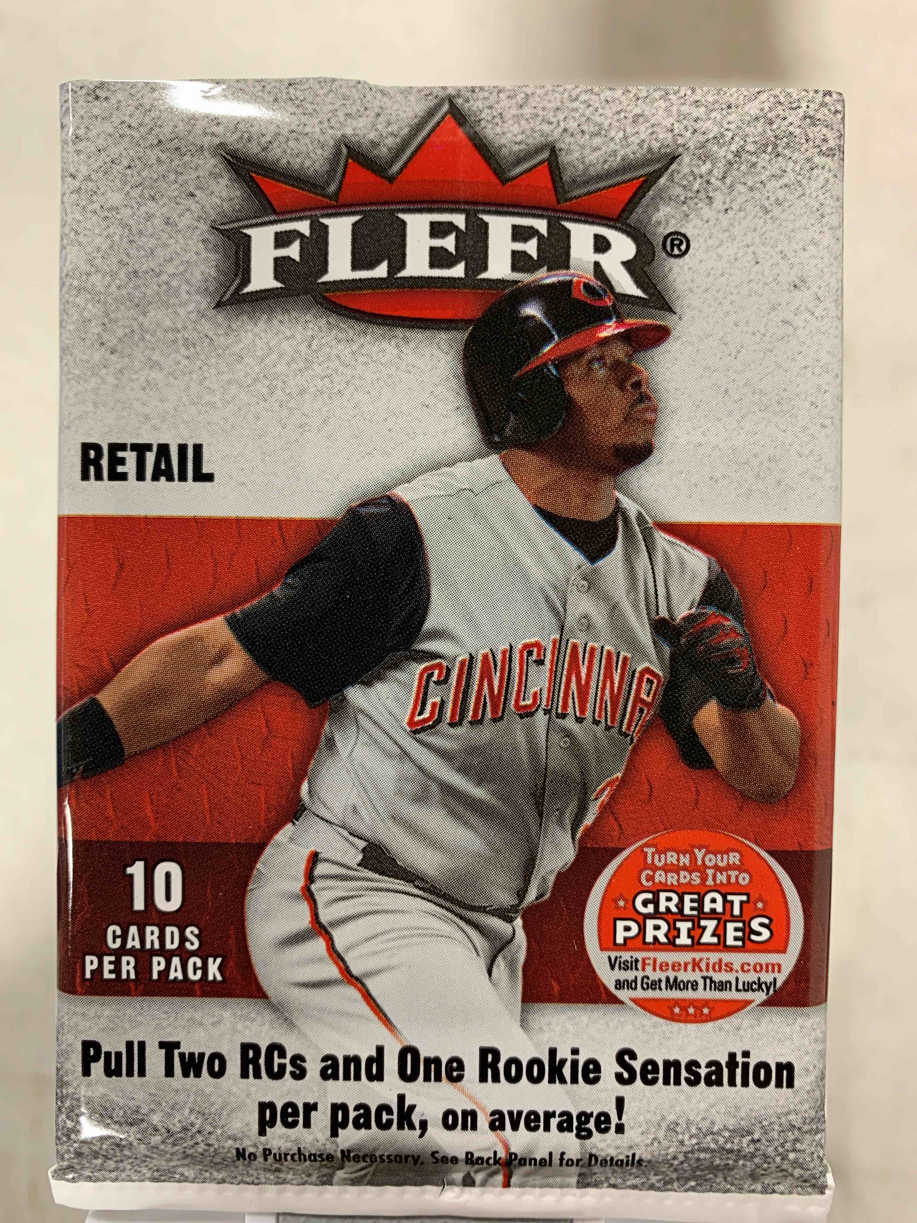 (OPENED ) 2007 FLEER MLB BASEBALL Pack