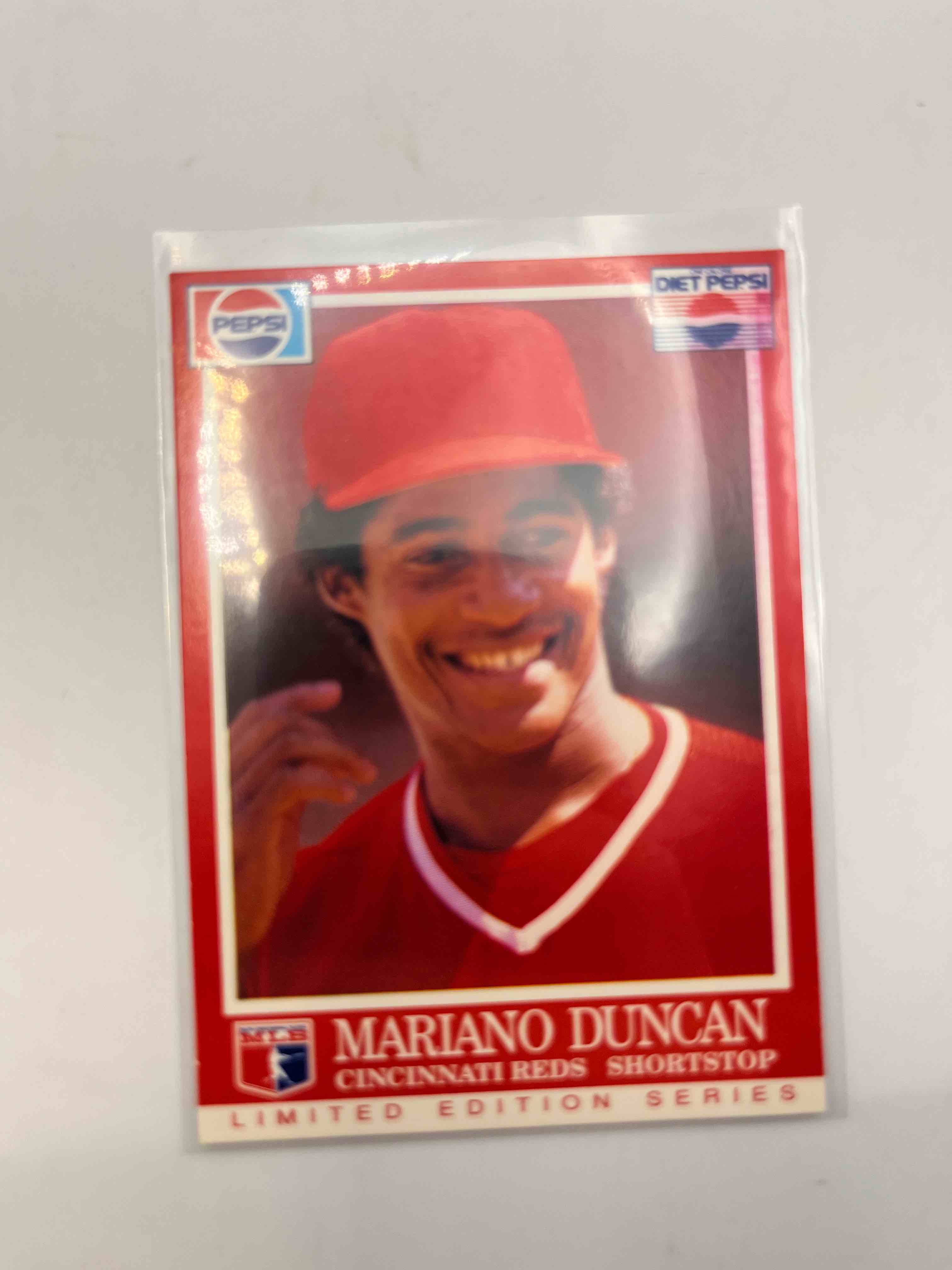 1991 Pepsi Regional Issue Mariano Duncan Cincinnati Reds