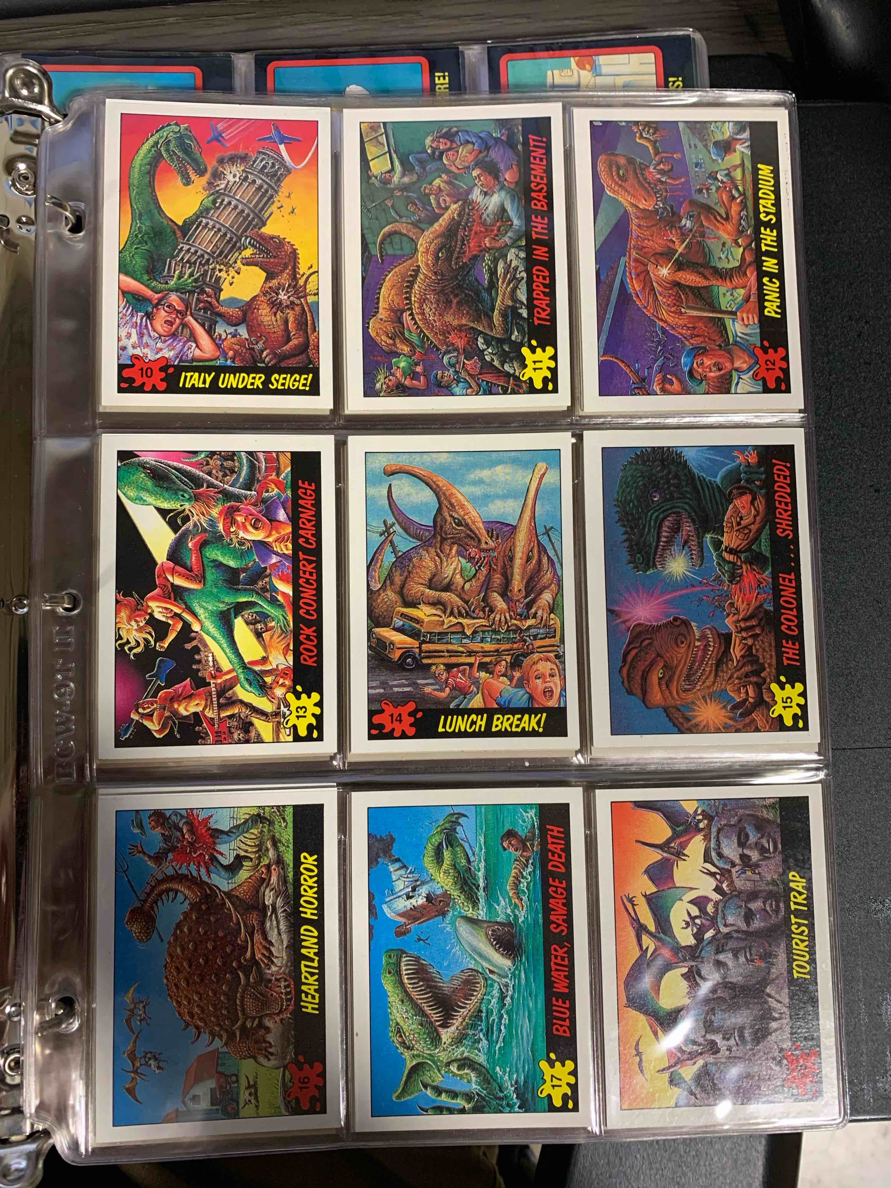 TOPPS 1988 DINOSAURS ATTACK Trading Cards