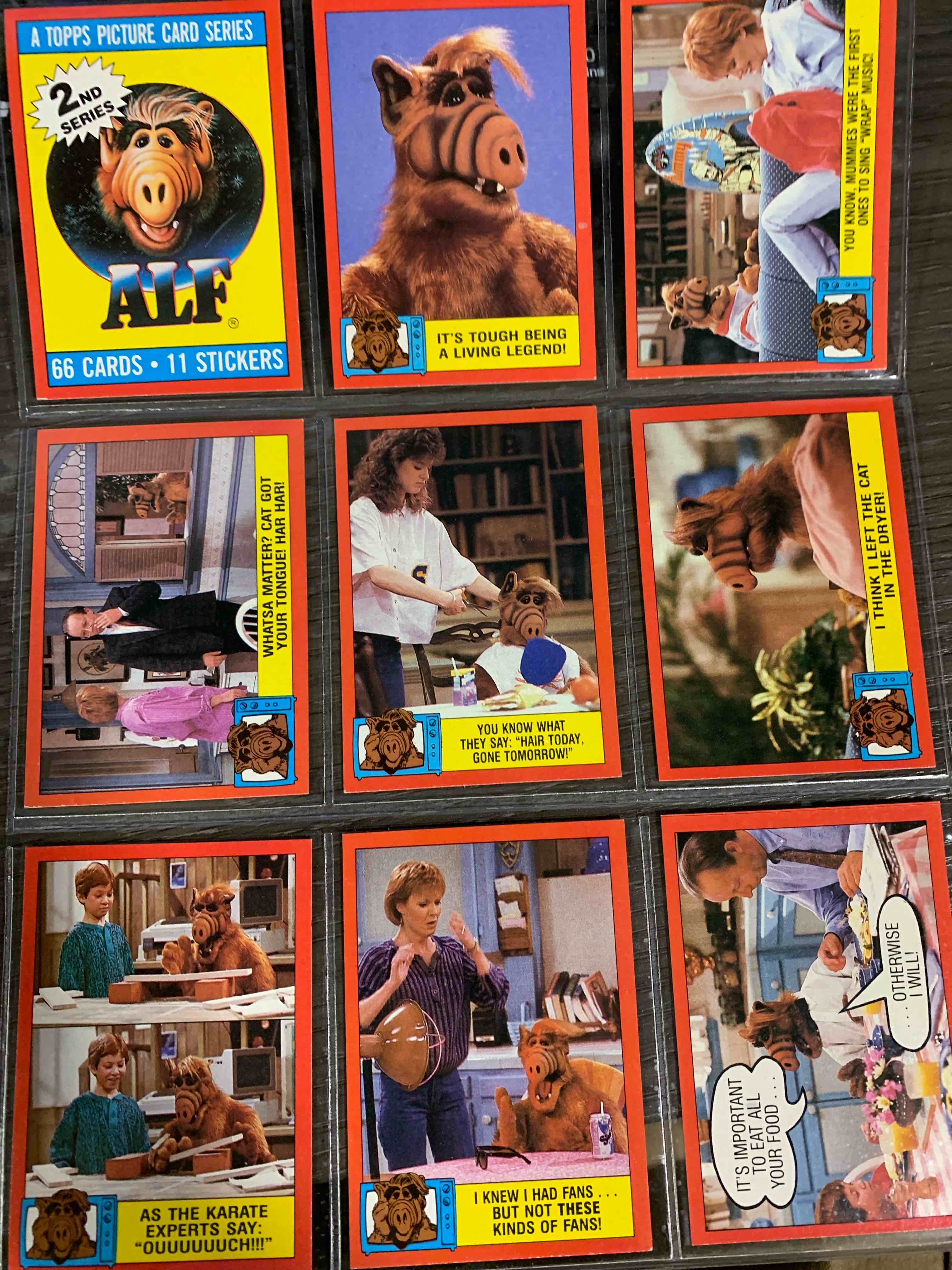 Topps 1988 Alf Cards