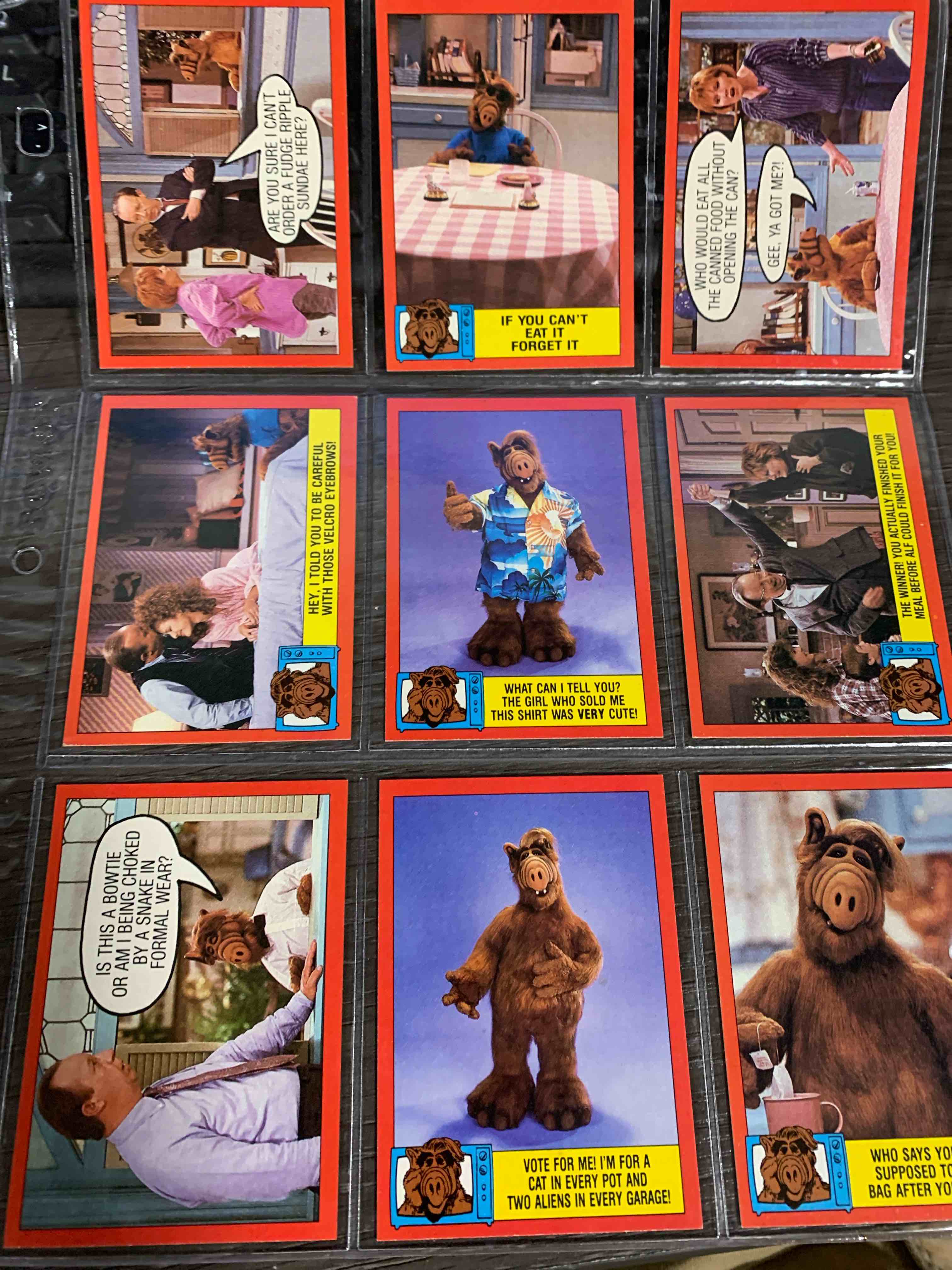 Topps 1988 Alf Cards