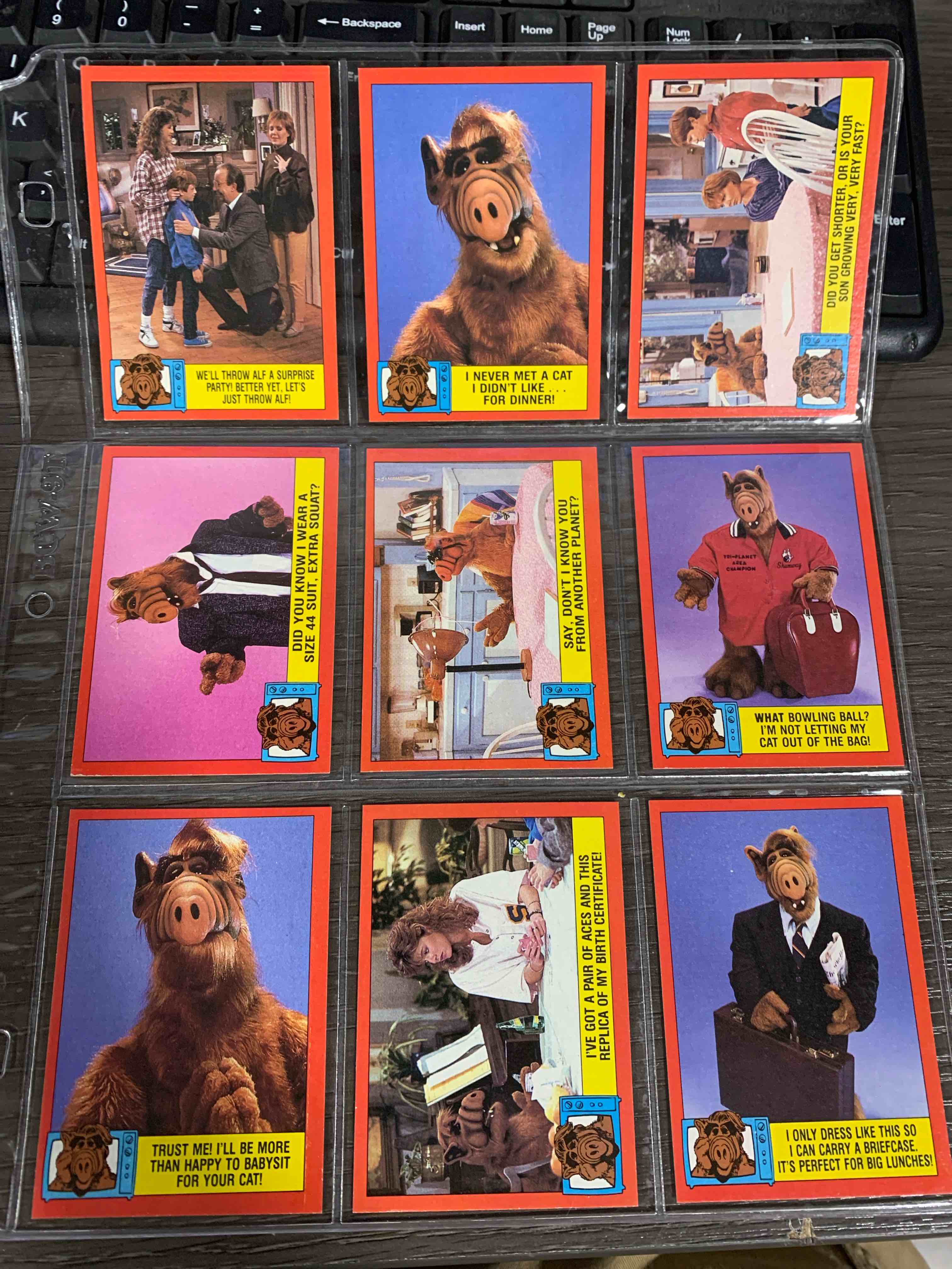 Topps 1988 Alf Cards
