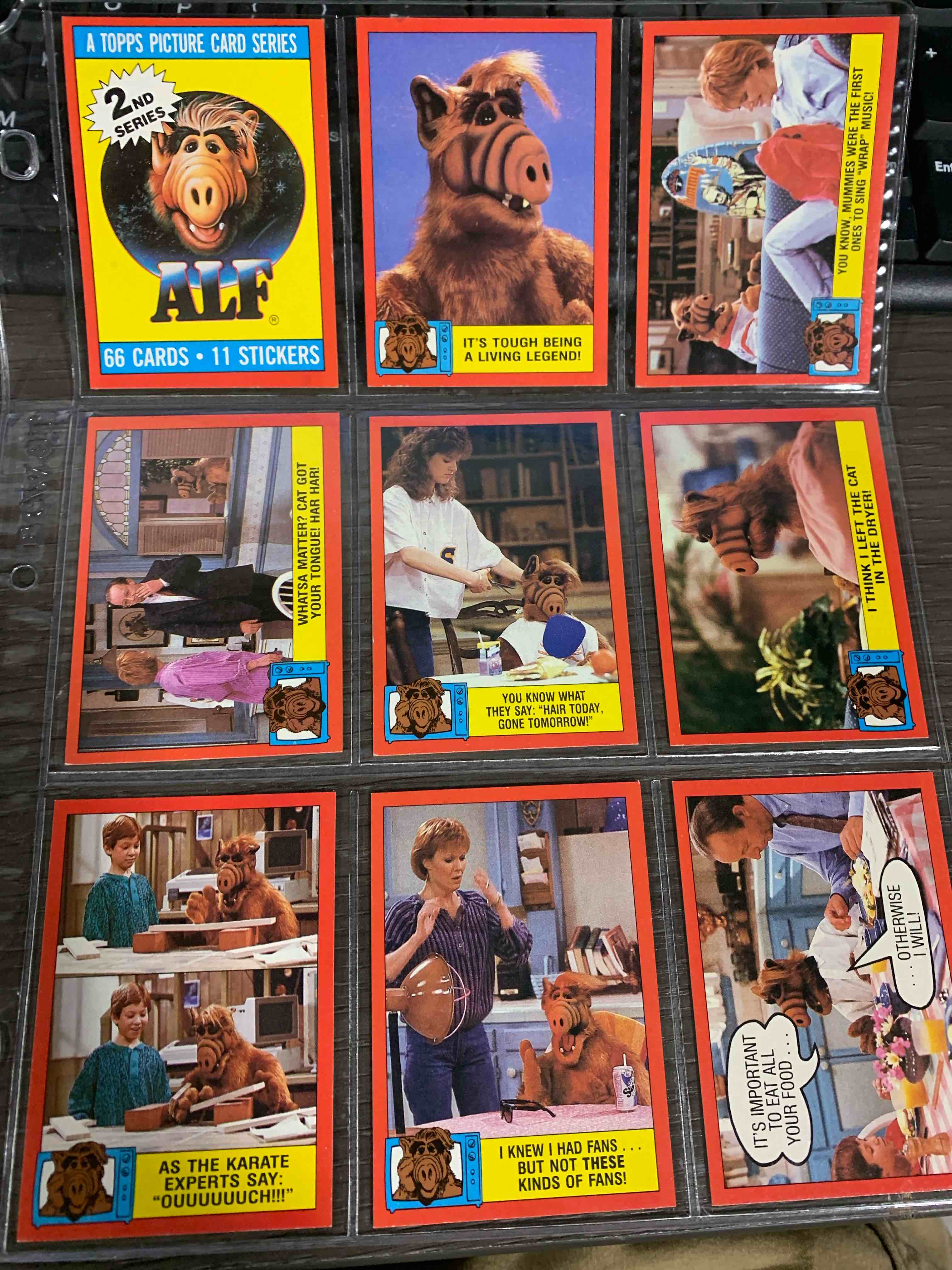 Topps 1988 Alf Cards