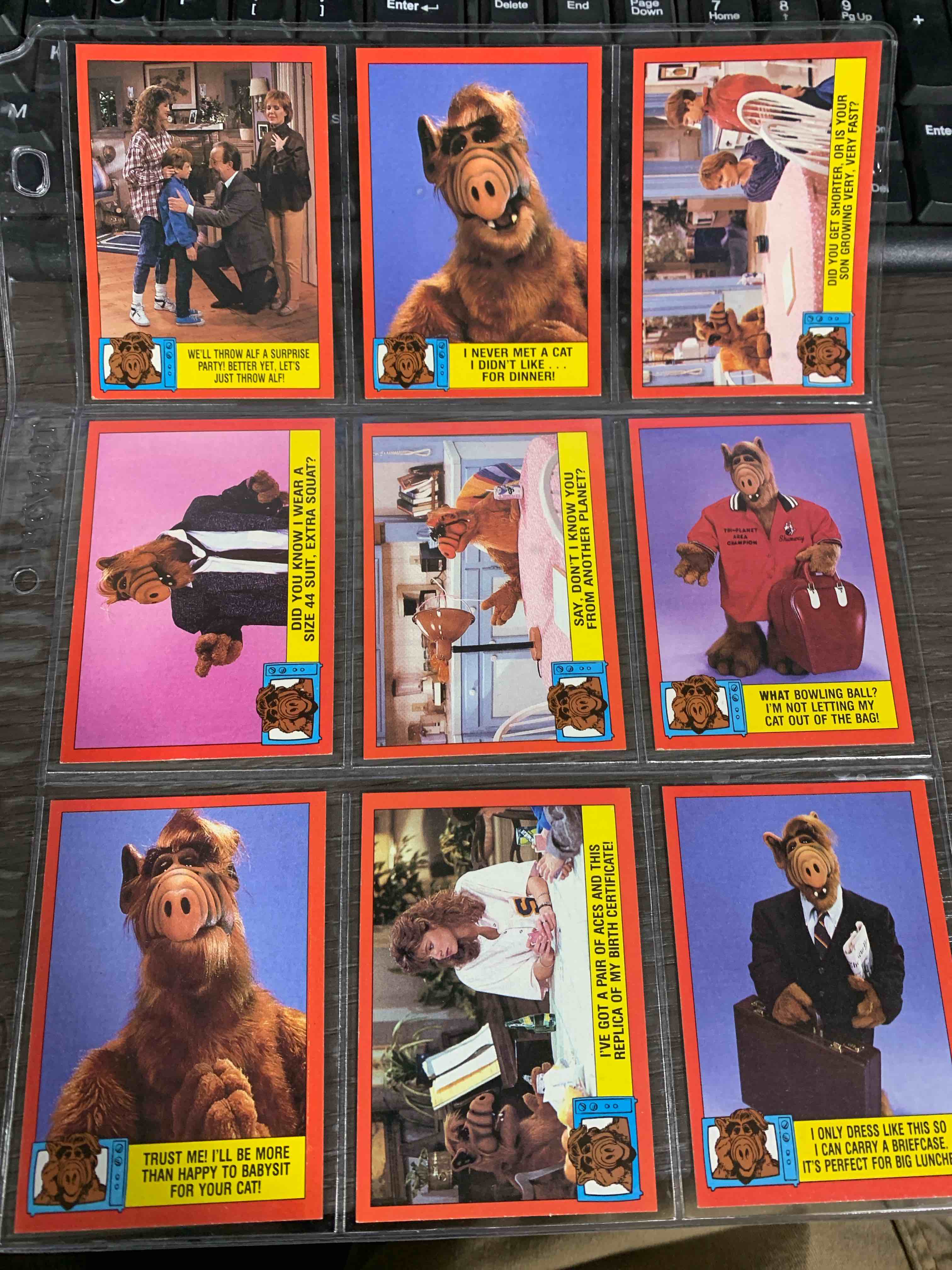 Topps 1988 Alf Cards