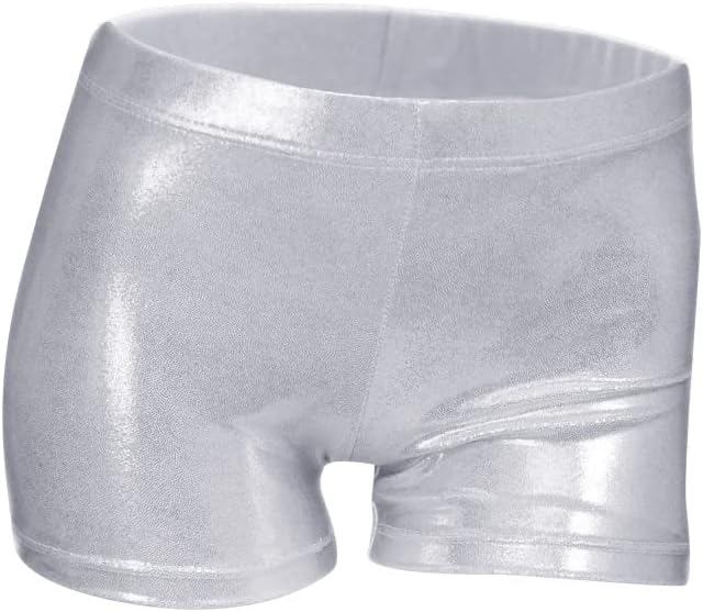 Aosva Little Big Girls' Sparkle Dance Tumbling Athletic Gymnastics Short 9-10 yrsold