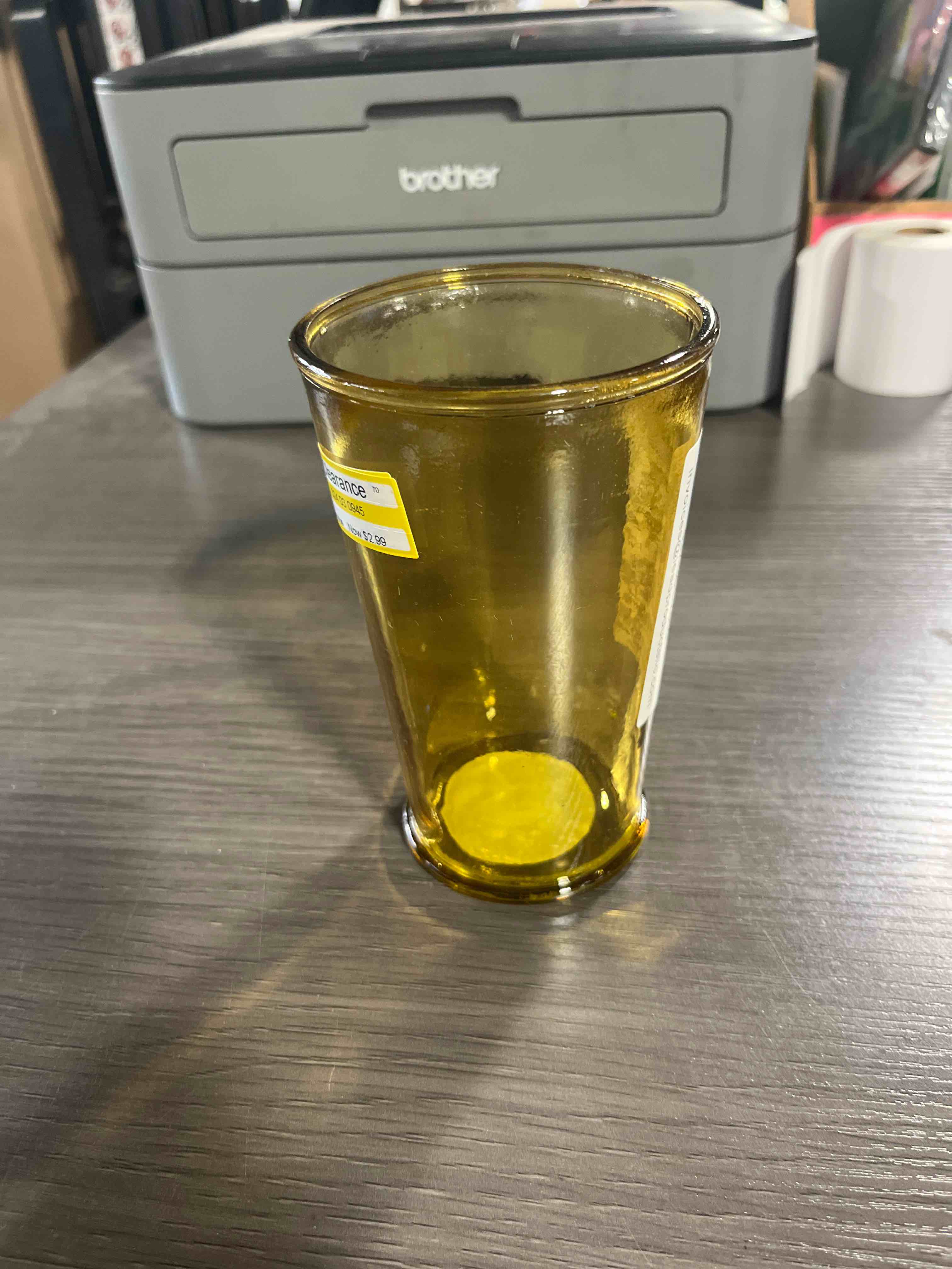 16oz Recycled Glass Tumbler Yellow - Hearth & Hand™ with Magnolia