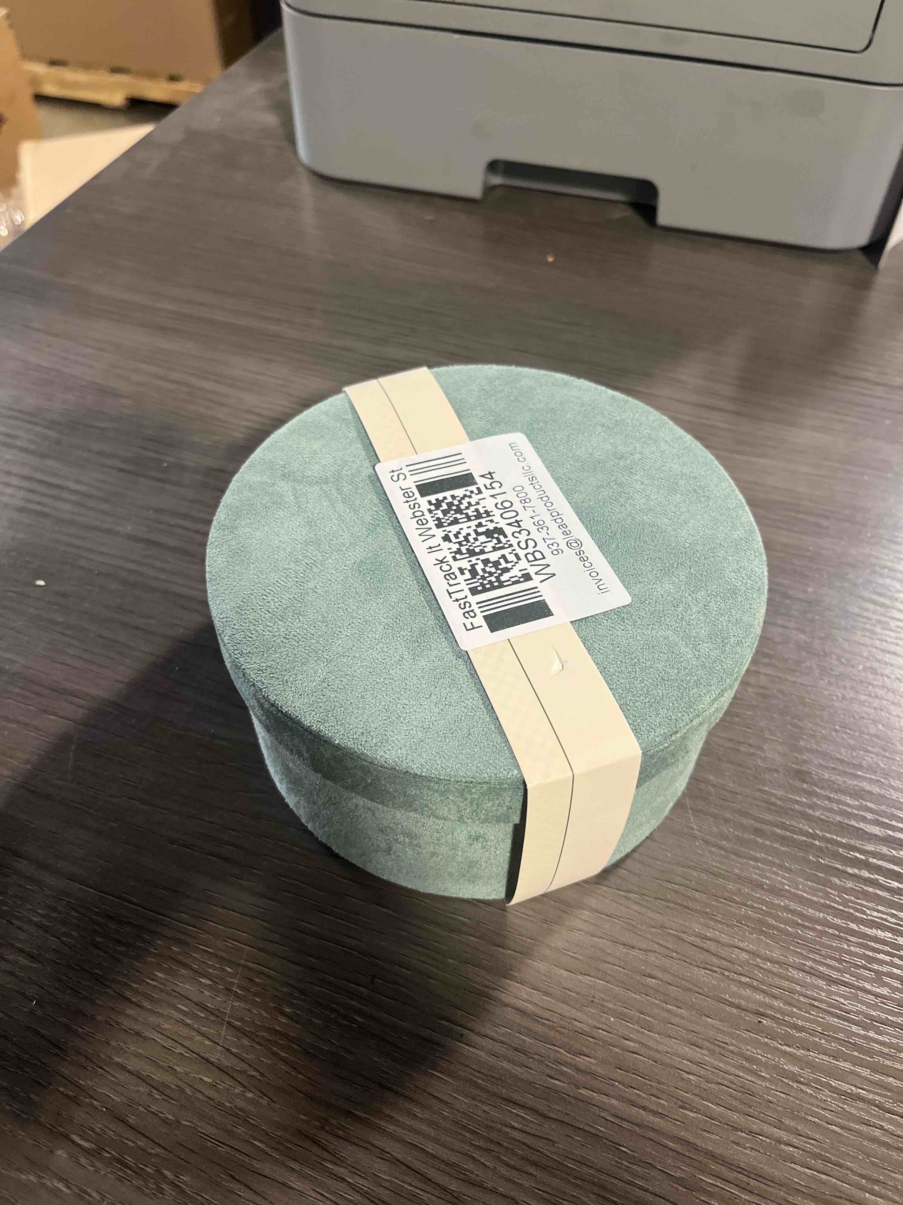 Large Velvet Storage Box Teal - Bullseye's Playground™