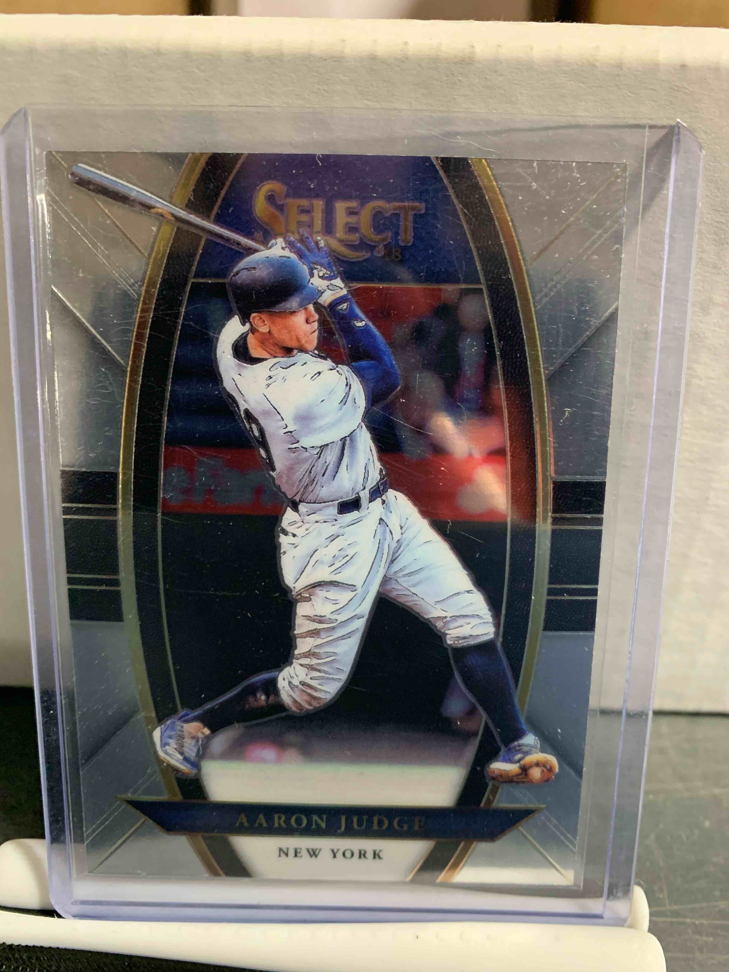 2018 Select Aaron Judge New York Yankees Silver Prizm Card #4