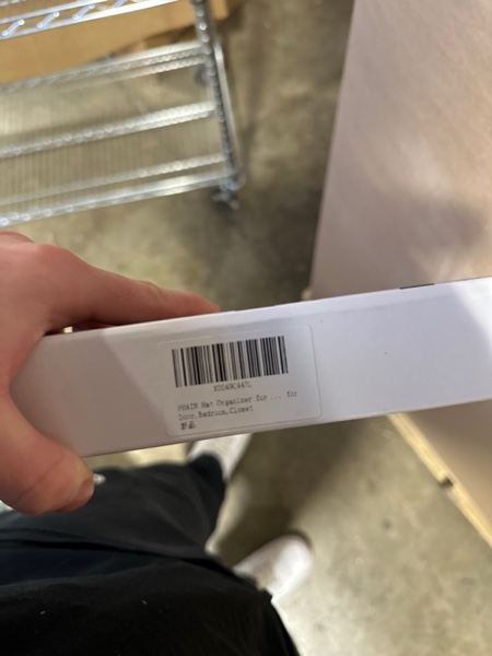 Condition photo showing New/Like New for Hat Organizer for Baseball Caps,Hat Rack for Wall, Compact Hat Storage Display Holder,Hold Up to 10 Hats,Hat Hanger Strong Adhesive/Wall Drilled for Door,Bedroom,Closet 1 Pack Gery Black