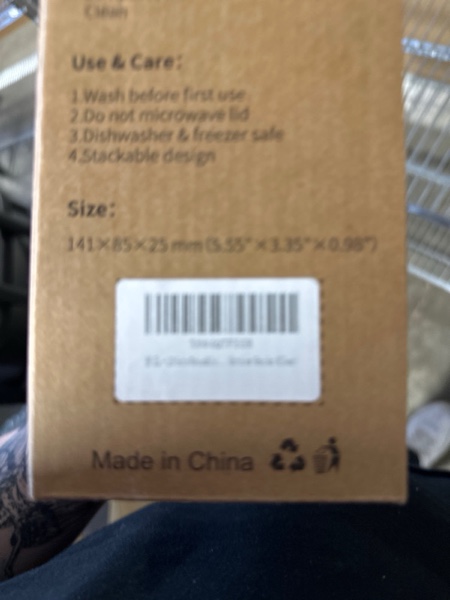 Condition photo showing New/Like New for 20 Sets Reusable Snack Containers with Lids & 20 Sporks – Double Compartment for Portion Control, BPA-Free Leak-Proof Dipping Containers for Meal Prep, Travel, and Outdoor Snacks (Clear)