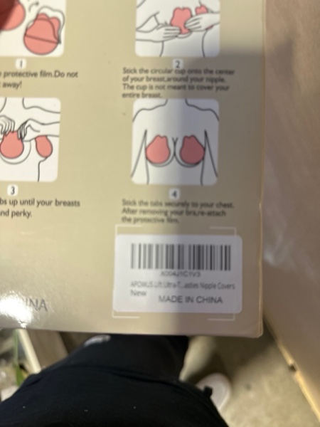 Condition photo showing New/Like New for APOWUS Sticky Bra Push Up,Adhesive Bras, Nipple Covers with Lift for Backless Strapless Dress 02