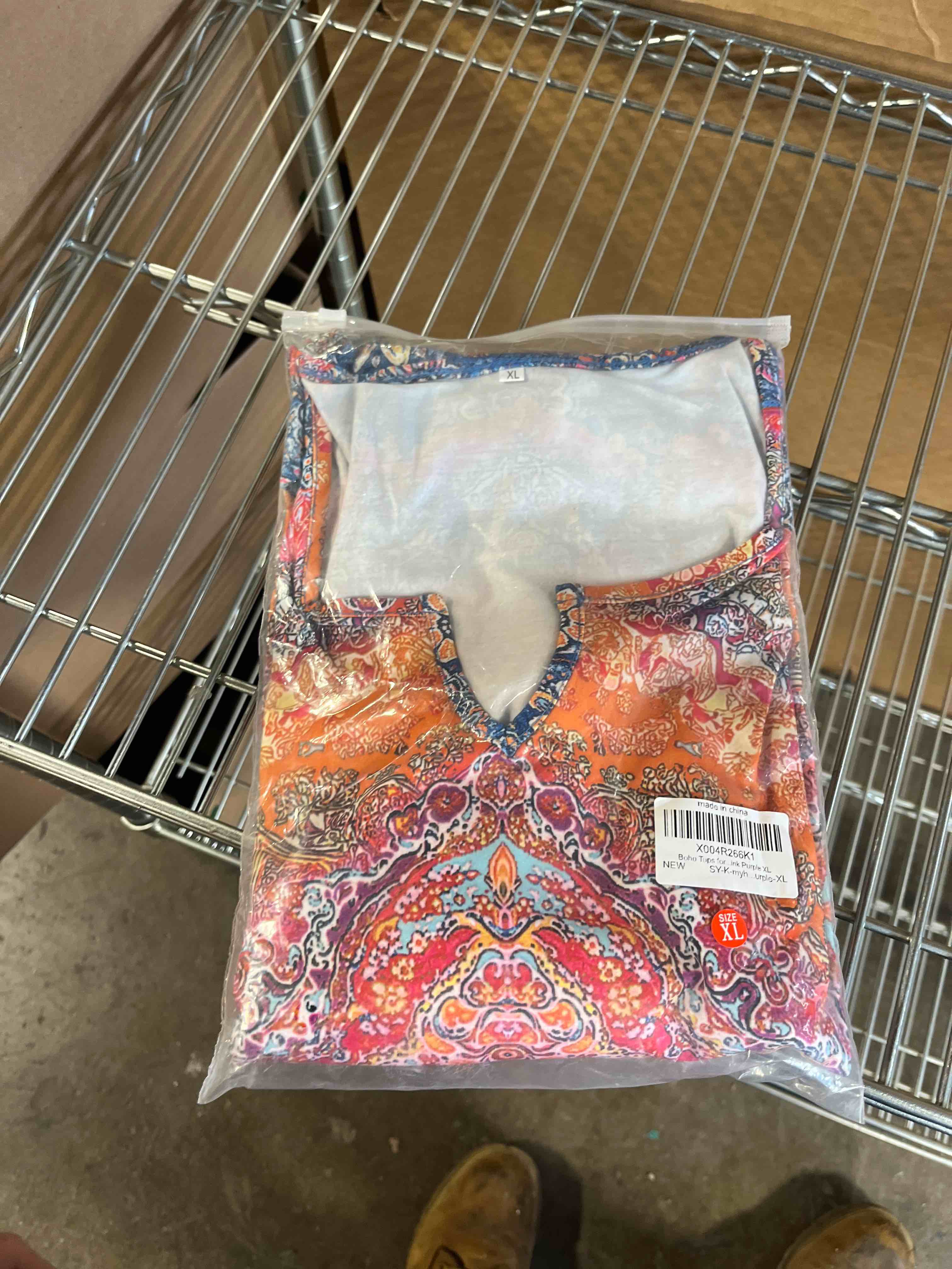 Boho Tops for Women 2025 Fall Long Sleeves Vintage Ethnic Floral Blouse Dressy Casual V Neck Button Shirts Small Vintage Pink Purple