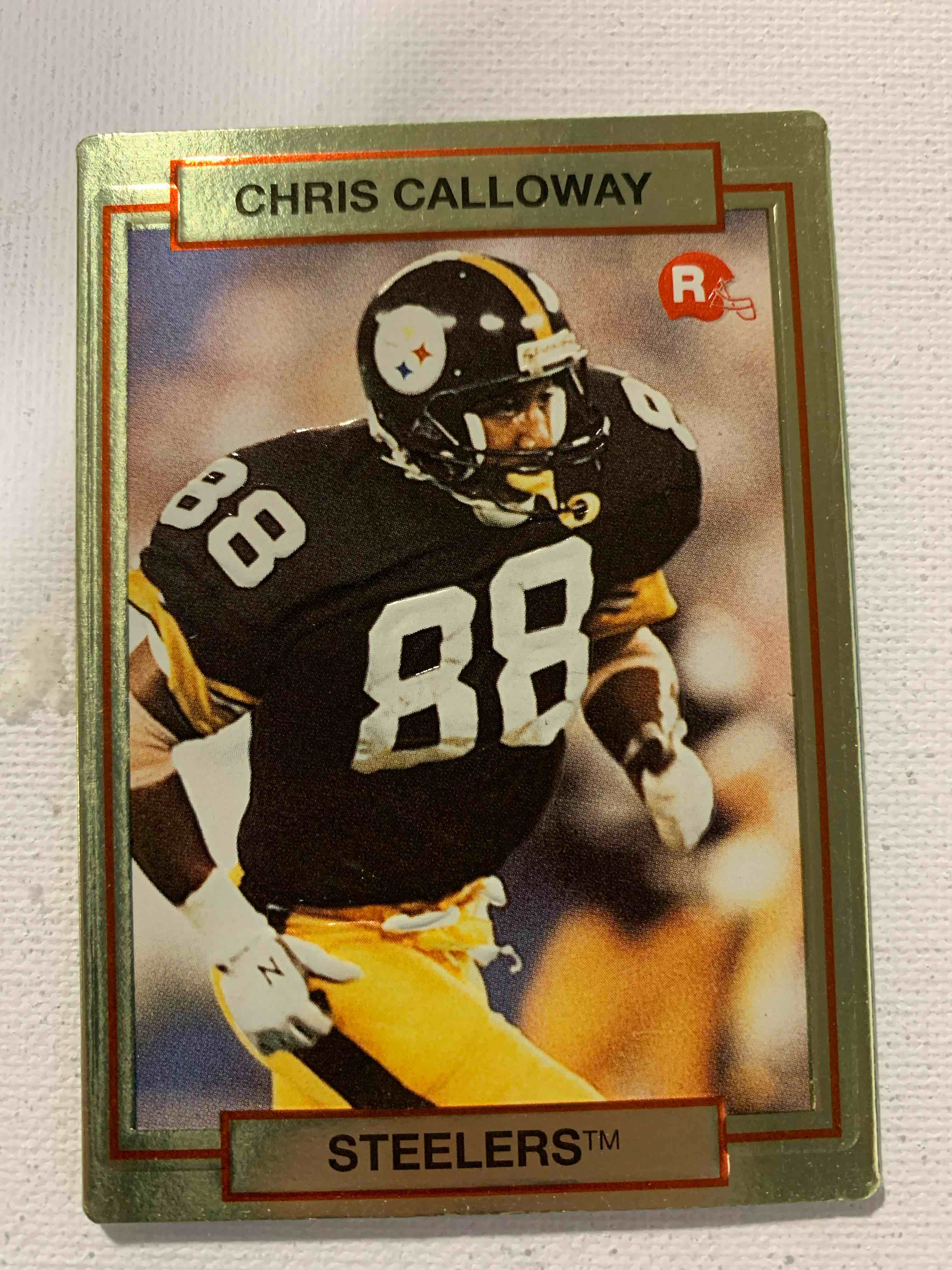 Chris Calloway 1990 Action Packed Rookie/Update #23 Rookie Pittsburgh Steelers