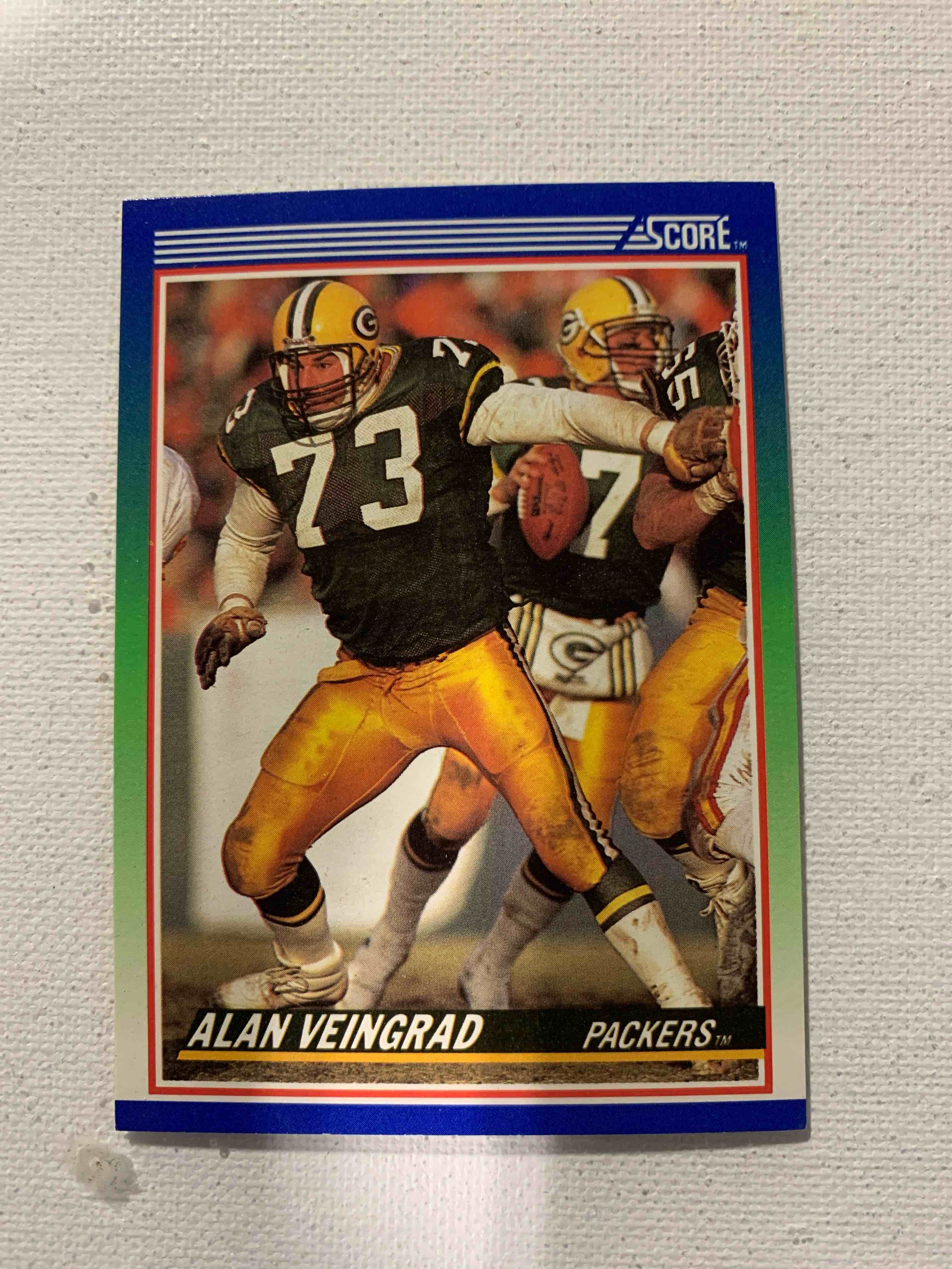 1990 Score Alan Veingrad Rookie Green Bay Packers #65