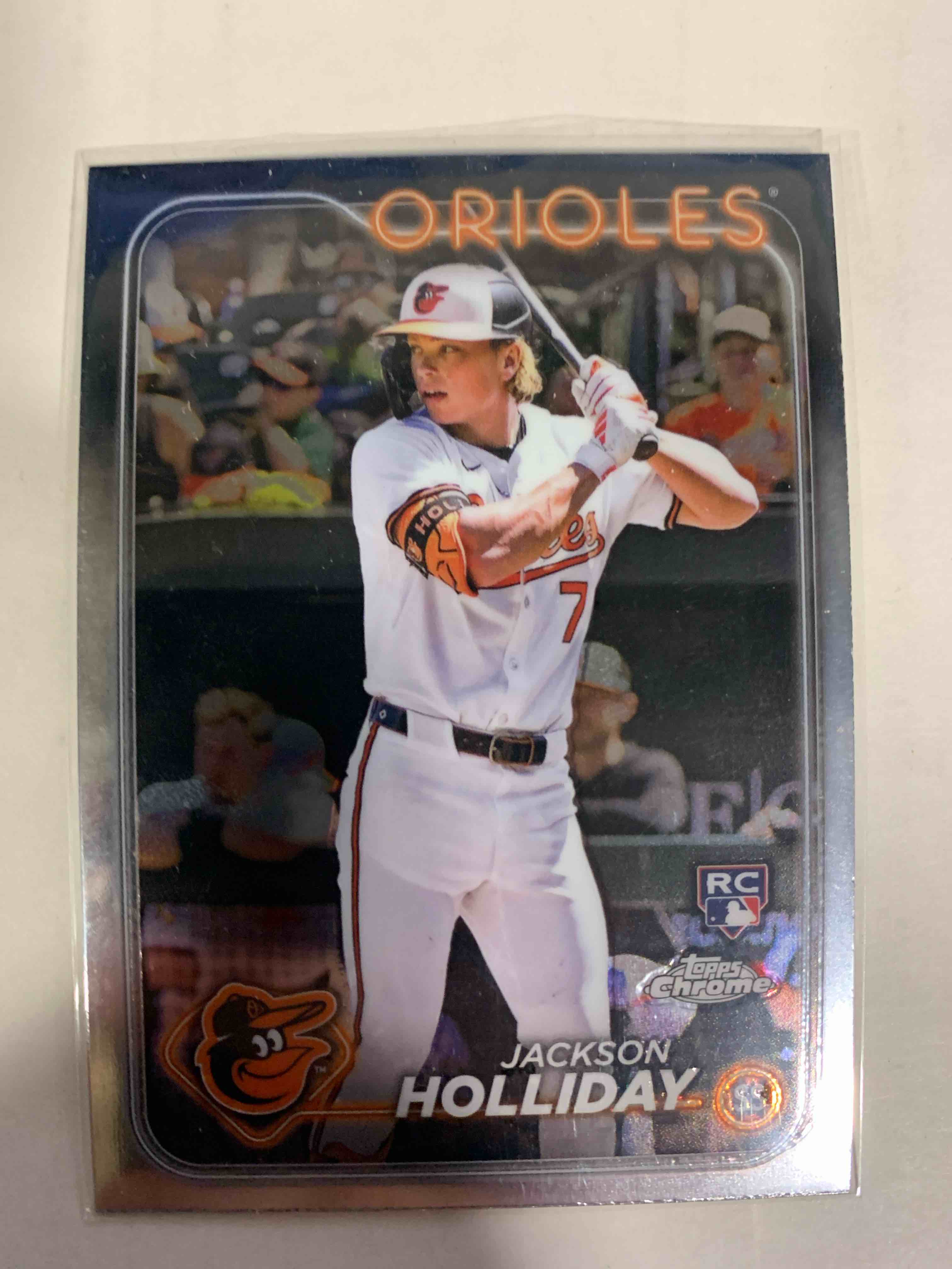 2024 Topps Chrome Jackson Holliday #88 Base Rookie Card Baltimore Orioles B