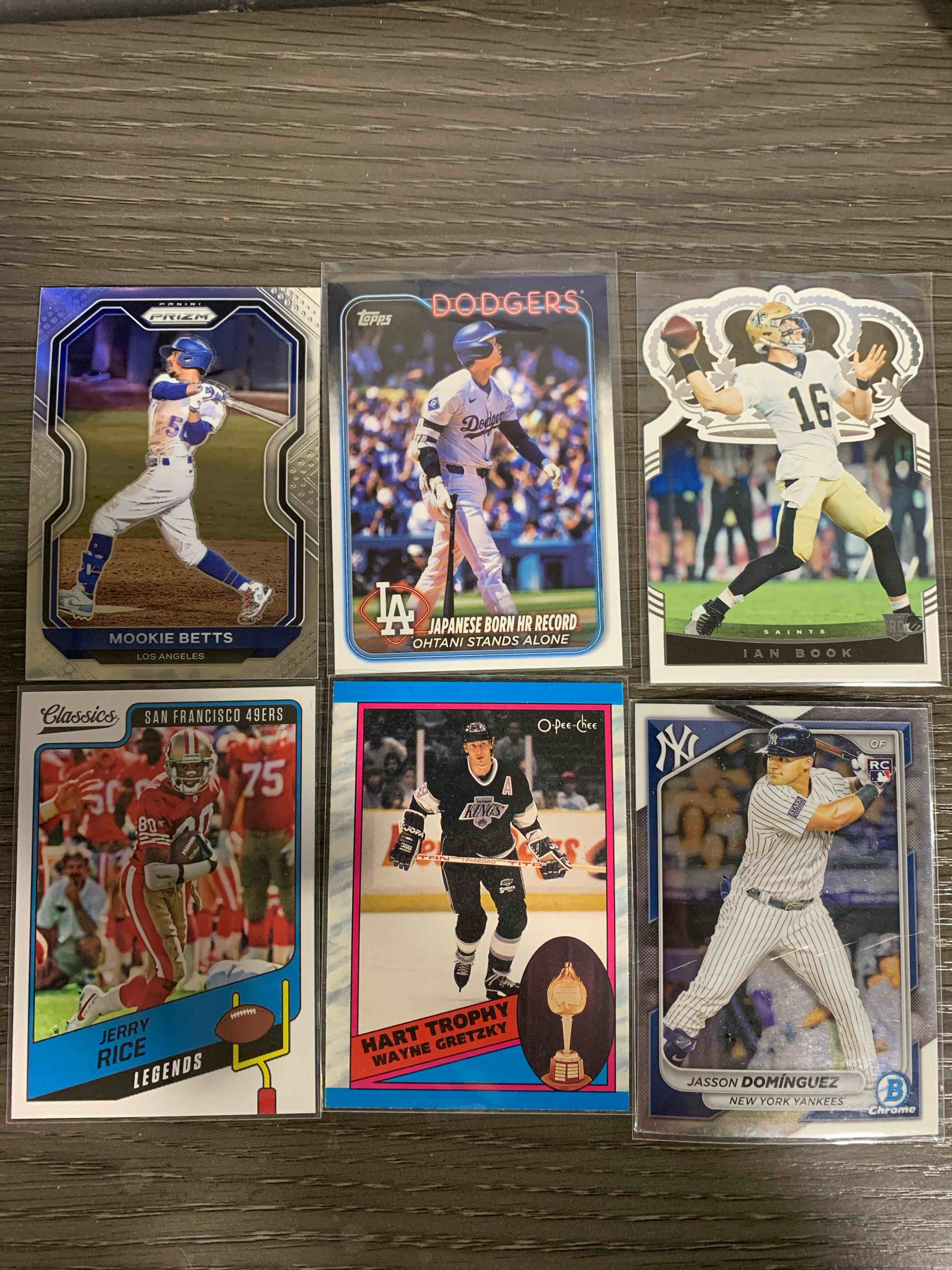 Sport Card Lot Of 6 