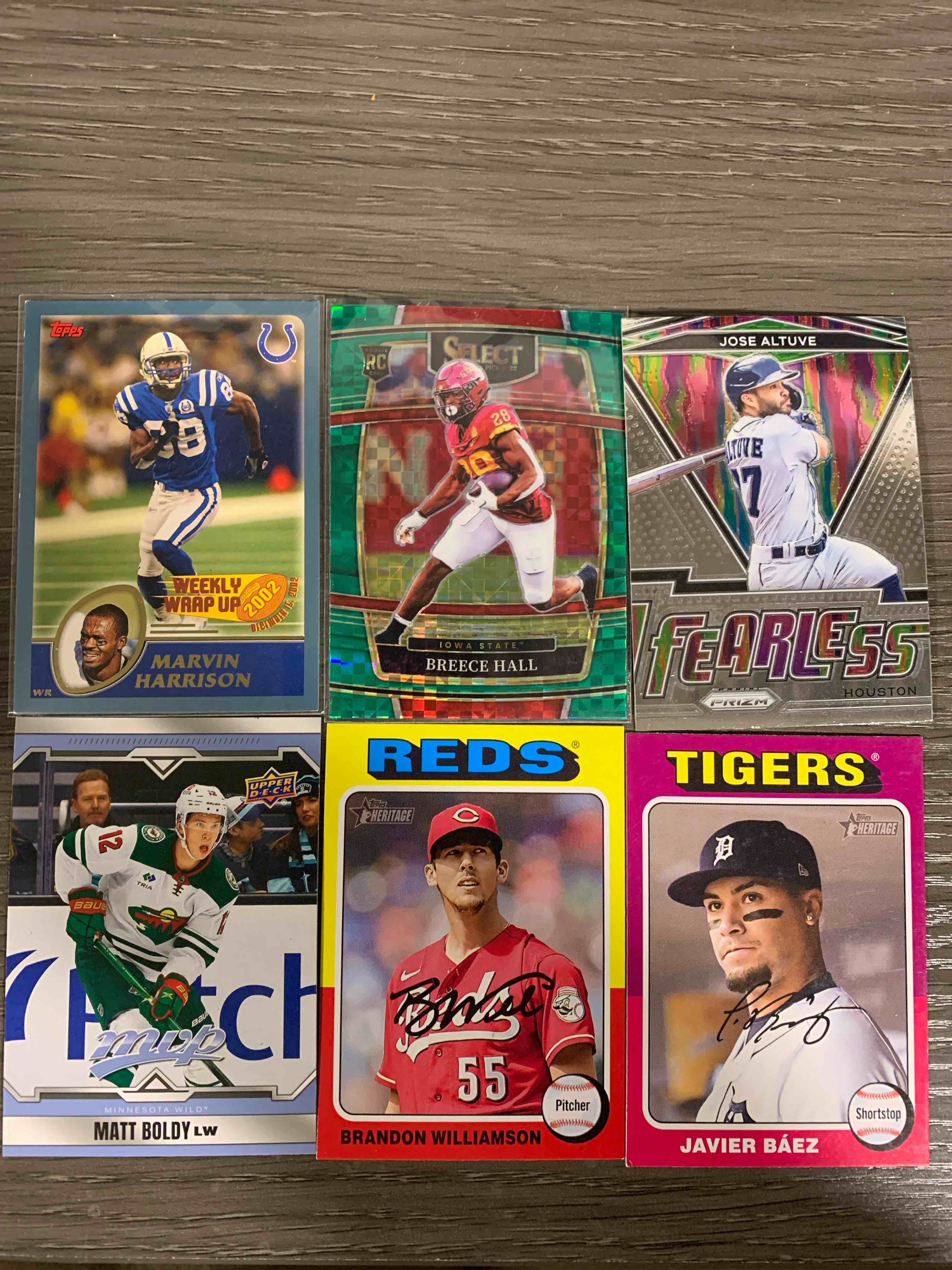 Sport Card Lot Of 6 