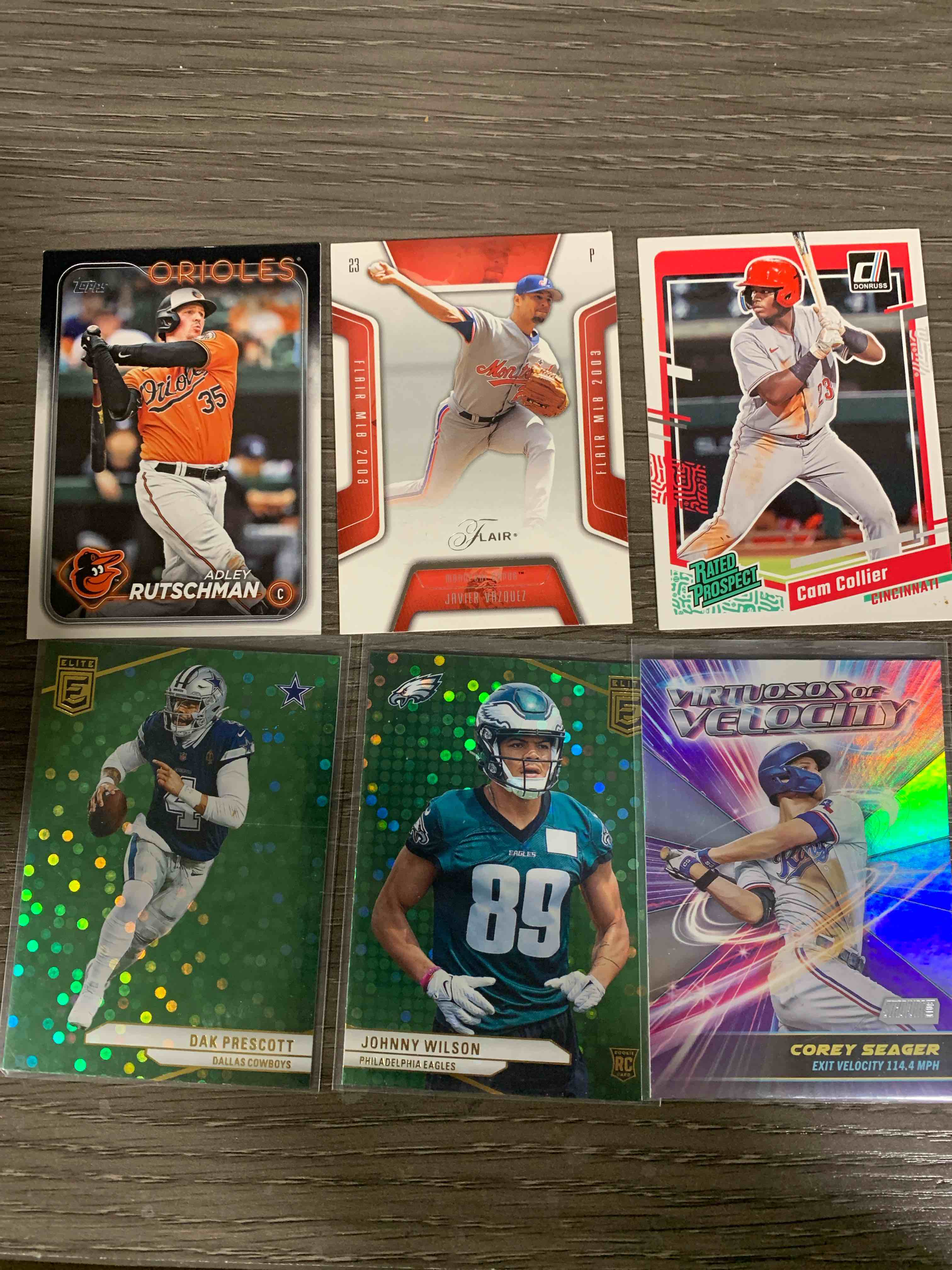 Sport Card Lot Of 6 