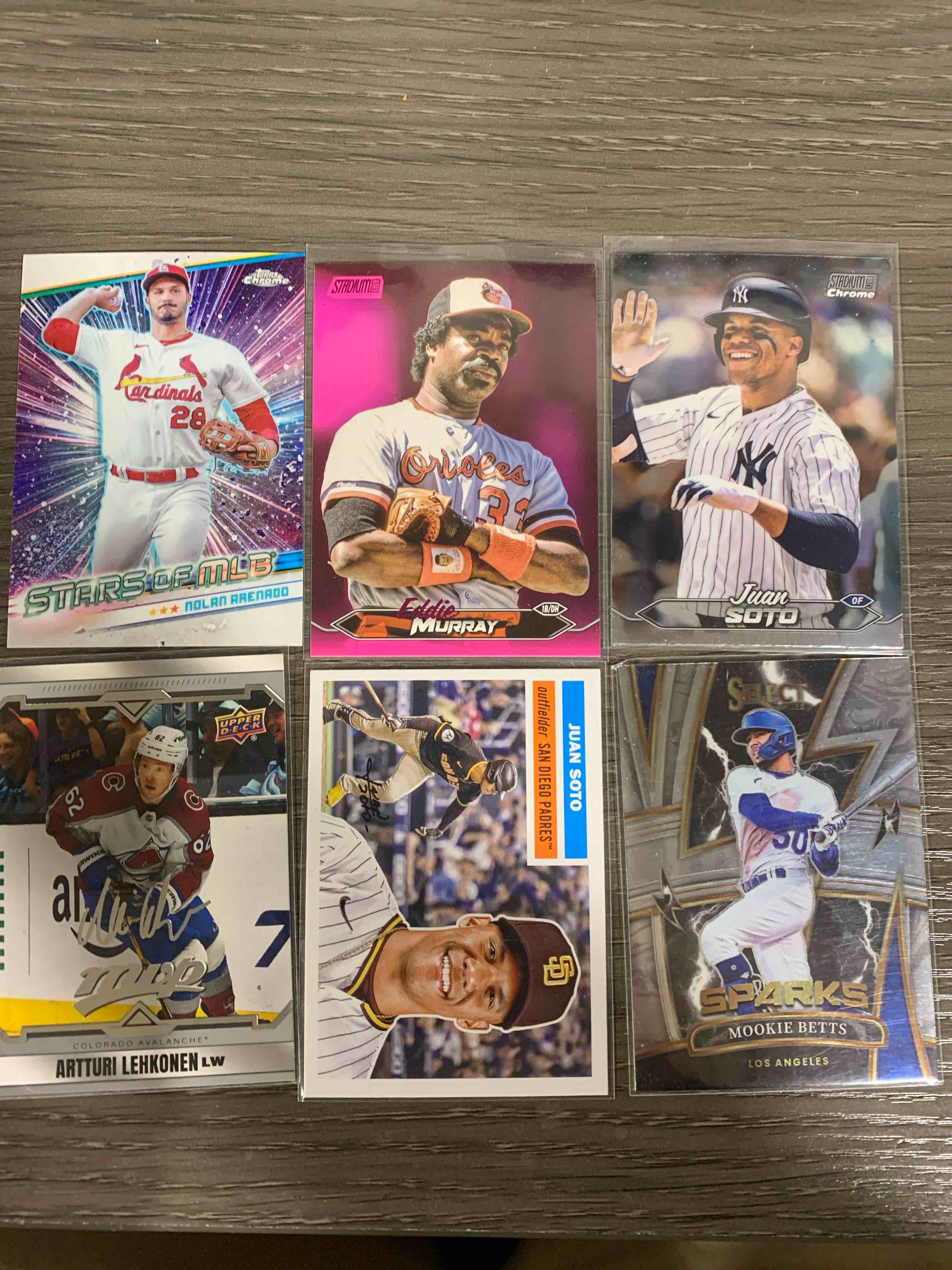 Sport Card Lot Of 6 