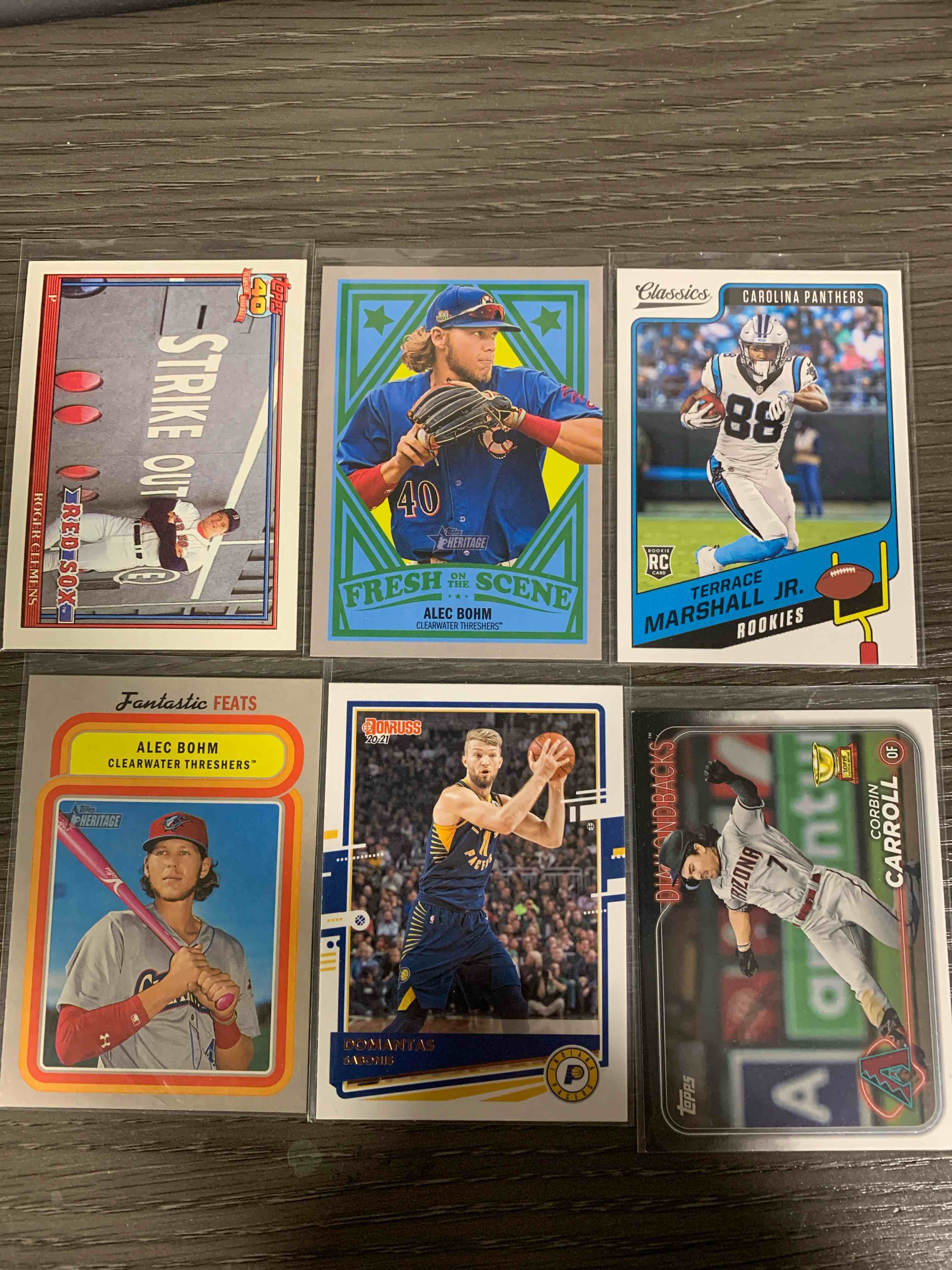 Sport Card Lot Of 6 