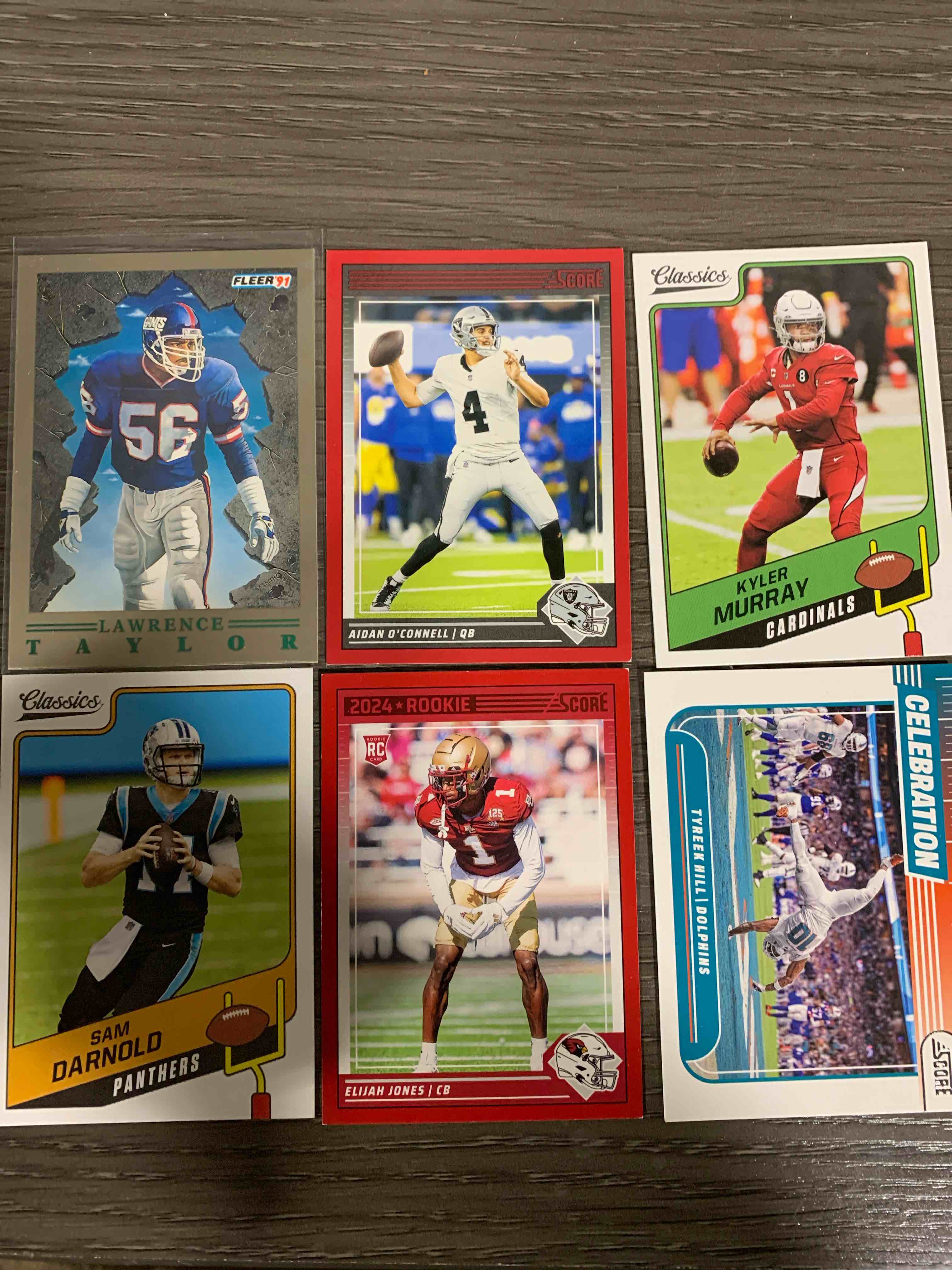 Sport Card Lot Of 6 