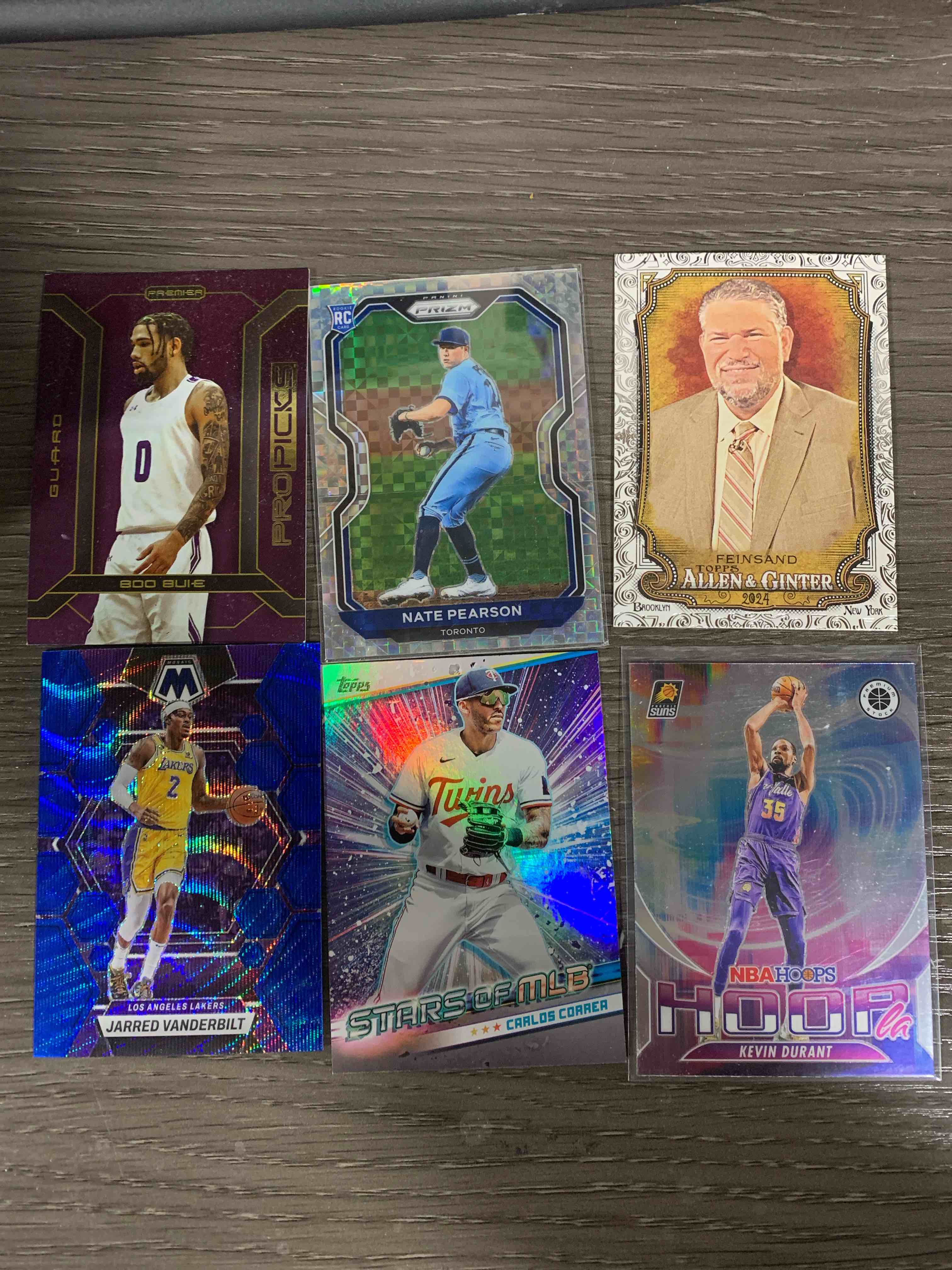 Sport Card Lot Of 6 